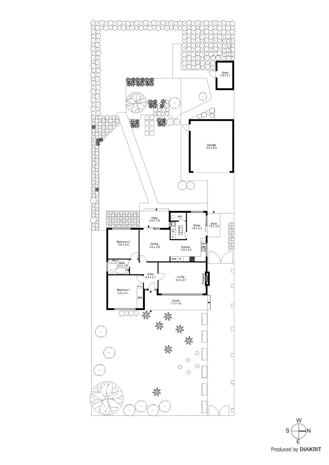 102 Rosslyn Avenue, Seaford VIC 3198 - Floorplan