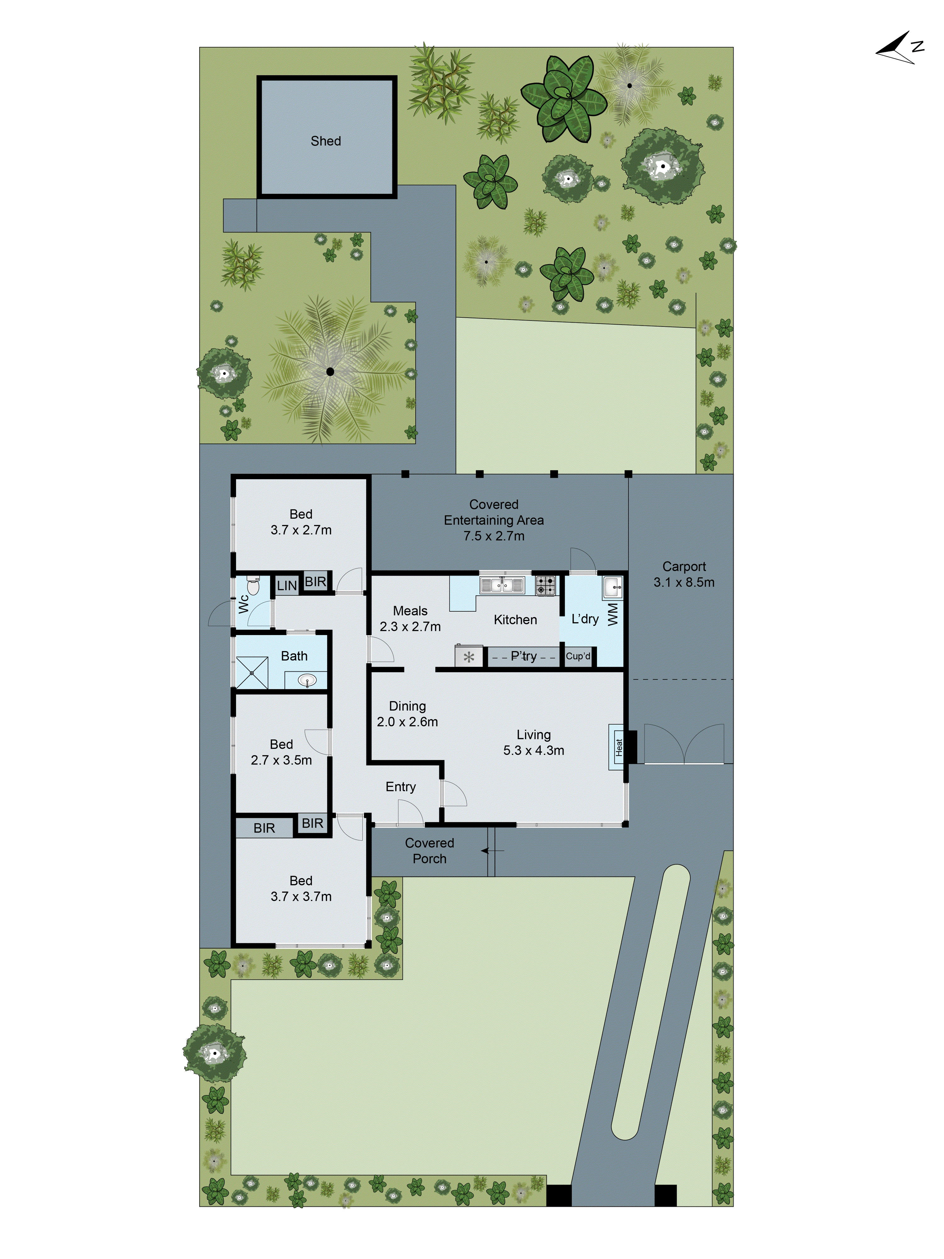 102 Rowans Road, Moorabbin VIC 3189 - Floorplan