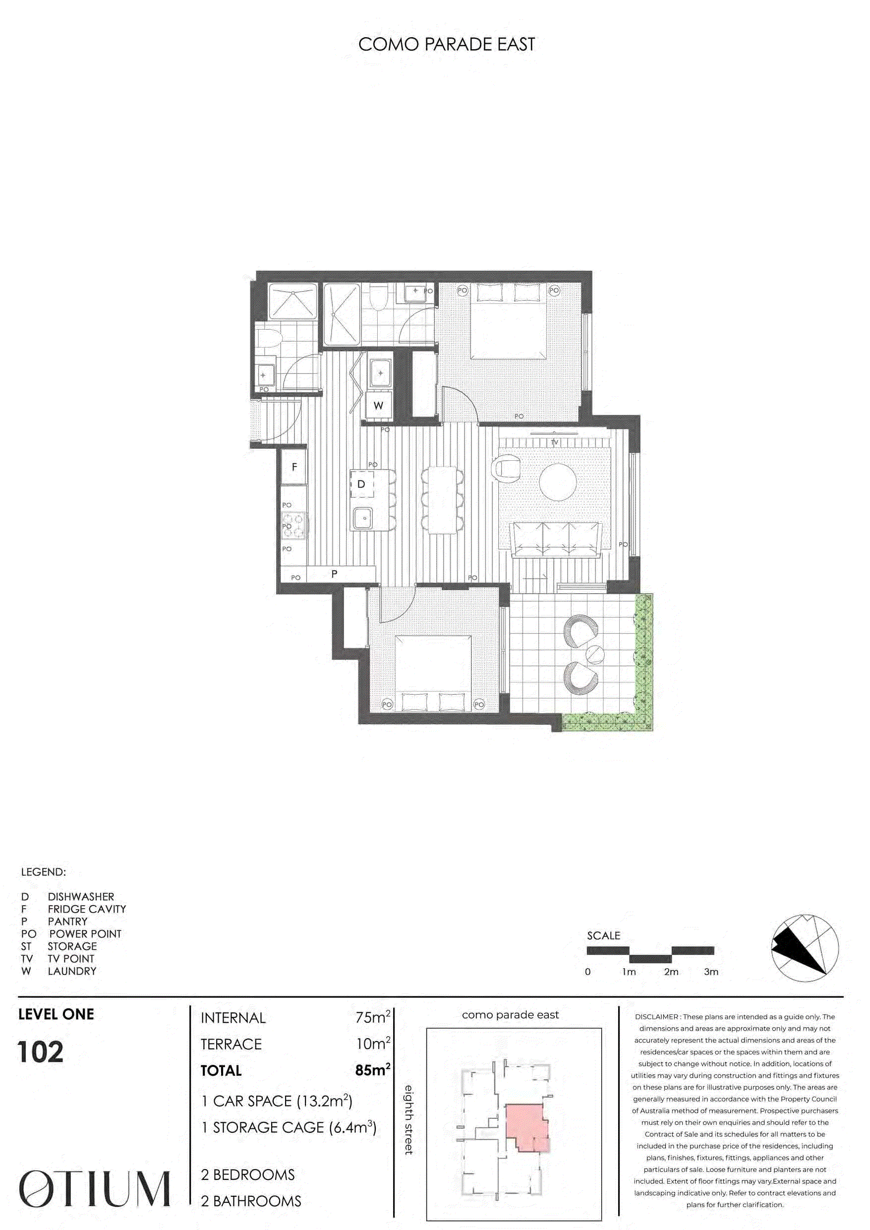 102/125 Como Parade East, Parkdale VIC 3195 - Floorplan