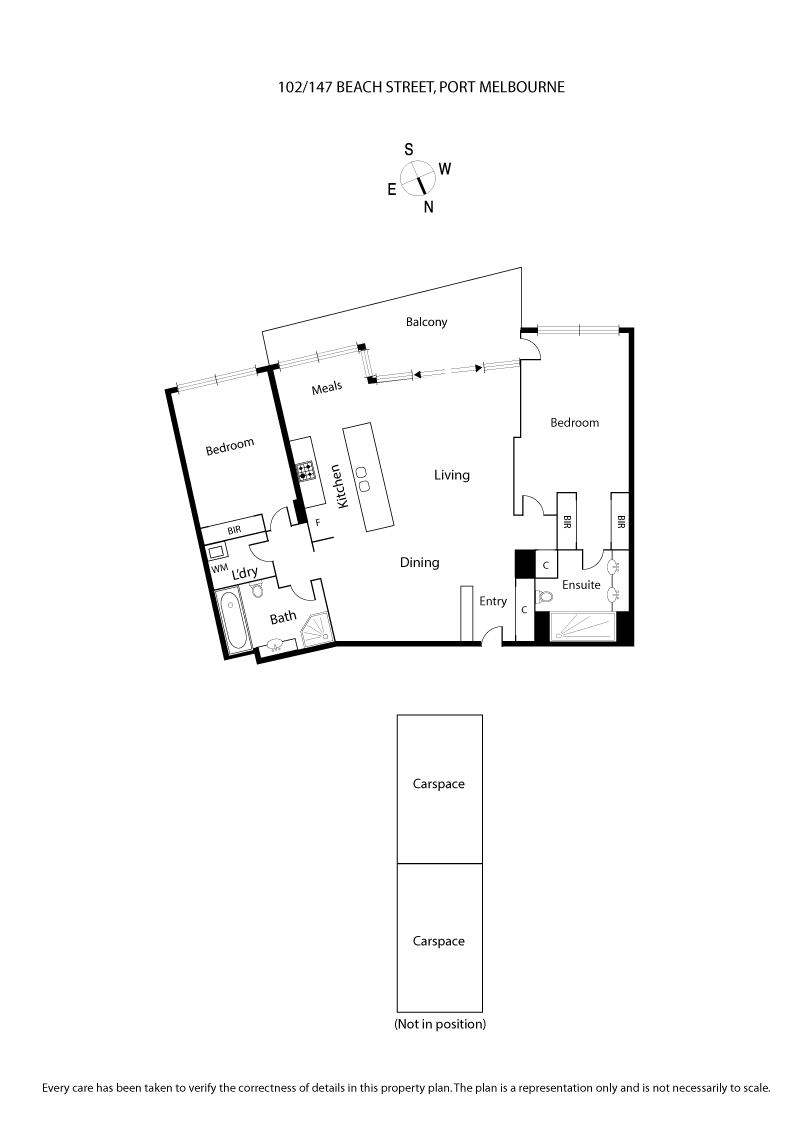 102/147 Beach Street, PORT MELBOURNE VIC 3207 - Floorplan