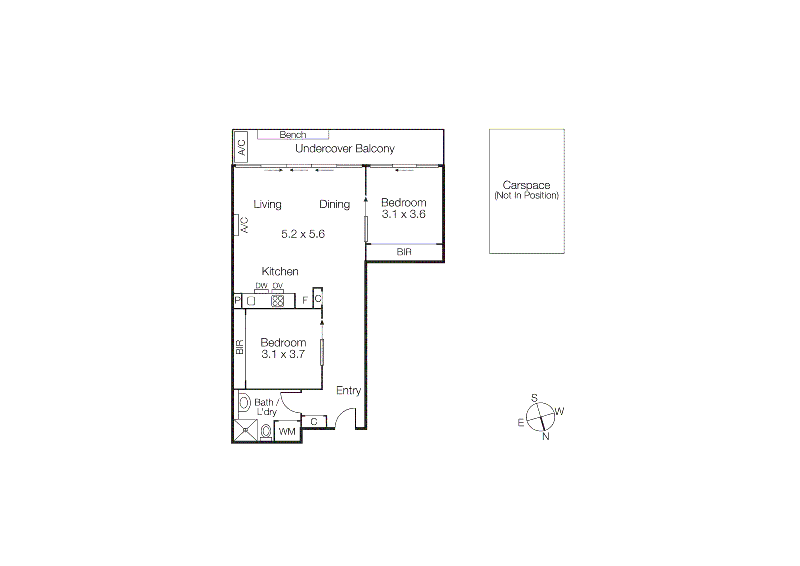 102/2 Rouse Street, Port Melbourne VIC 3207 - Floorplan