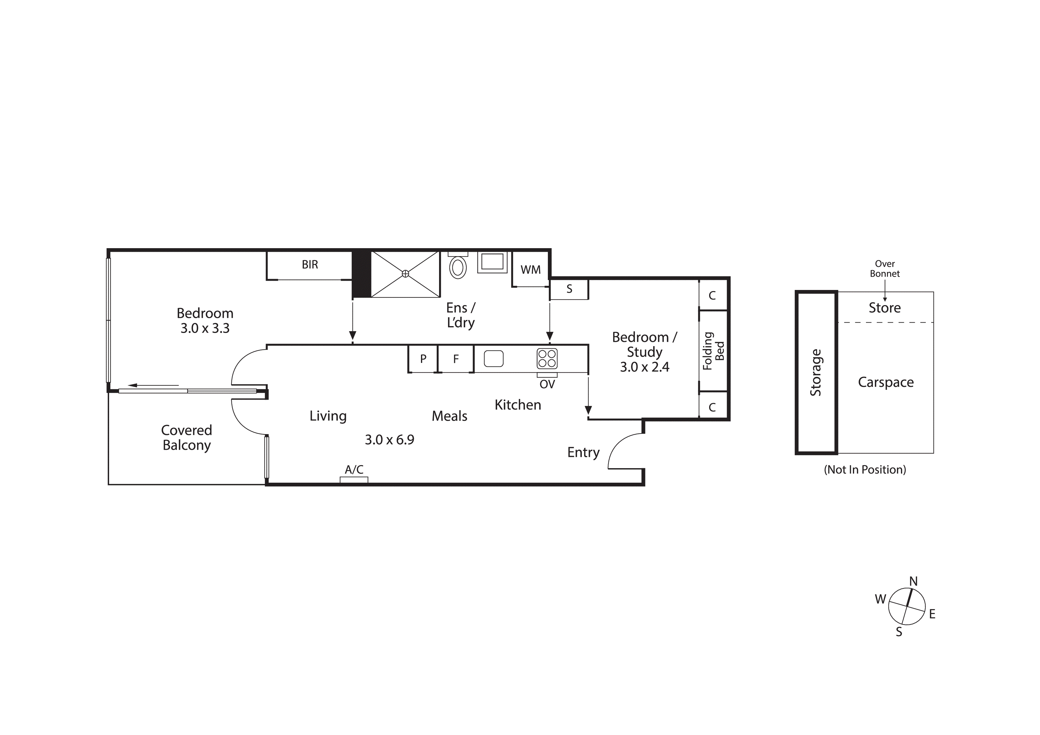 102/244 Dorcas Street, South Melbourne VIC 3205 - Floorplan