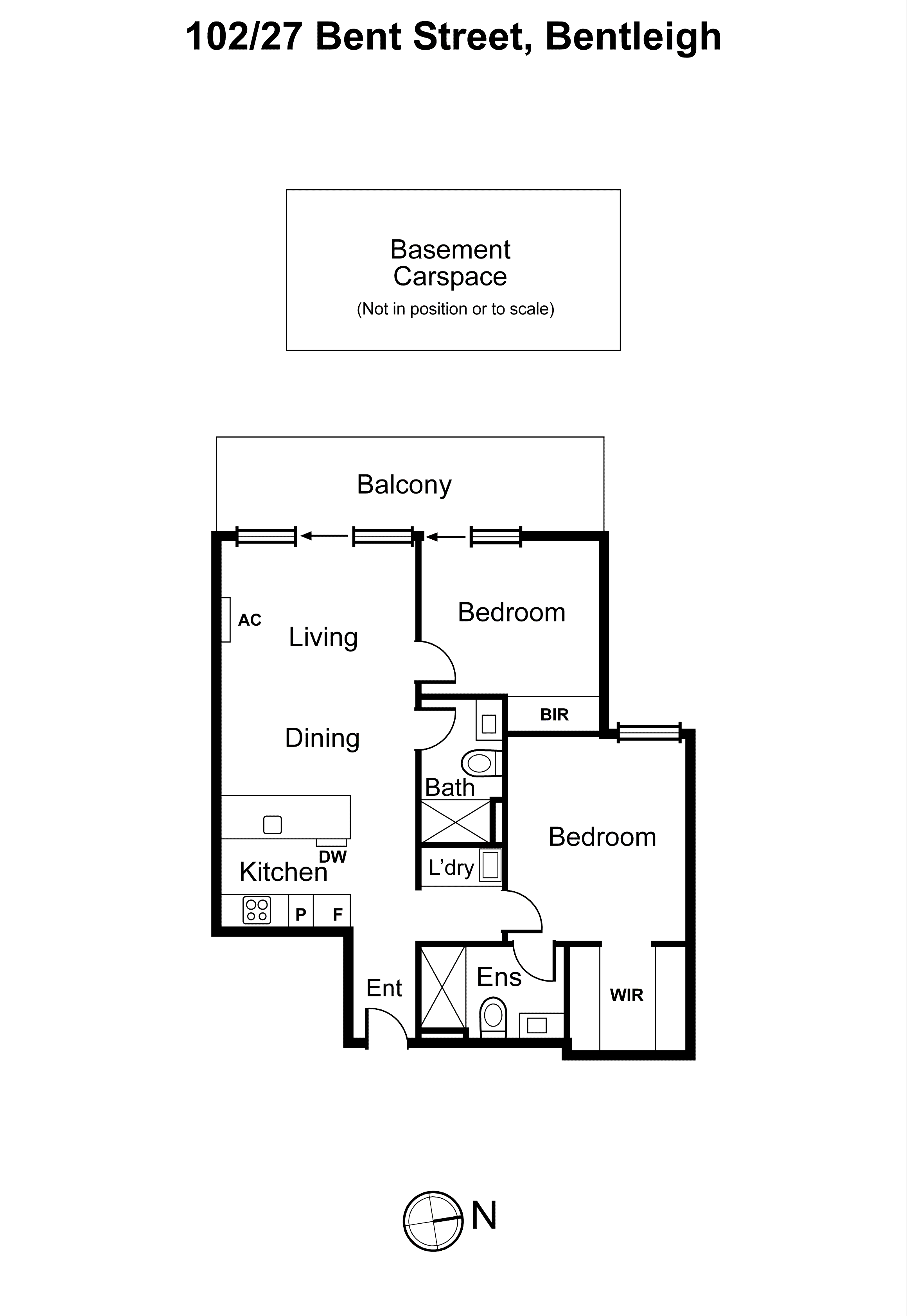 102/27 Bent Street, Bentleigh VIC 3204 - Floorplan