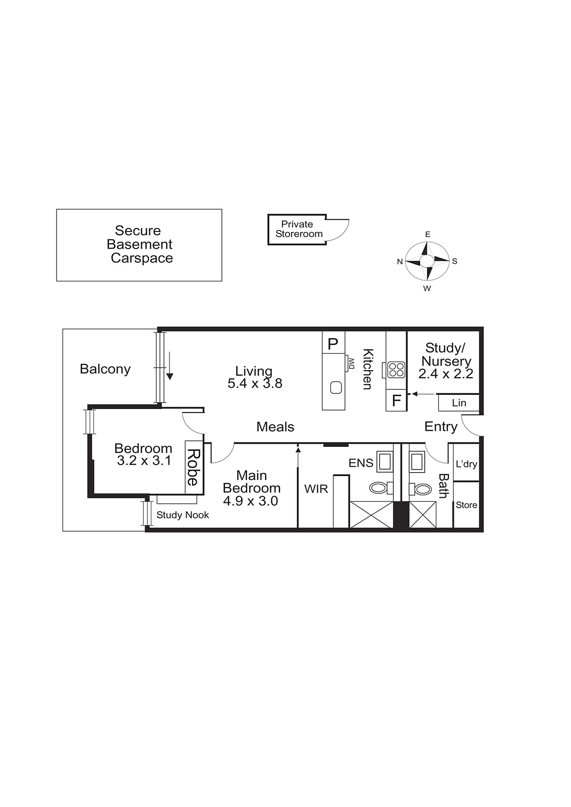 102/284 Highett Road, Highett VIC 3190 - Floorplan