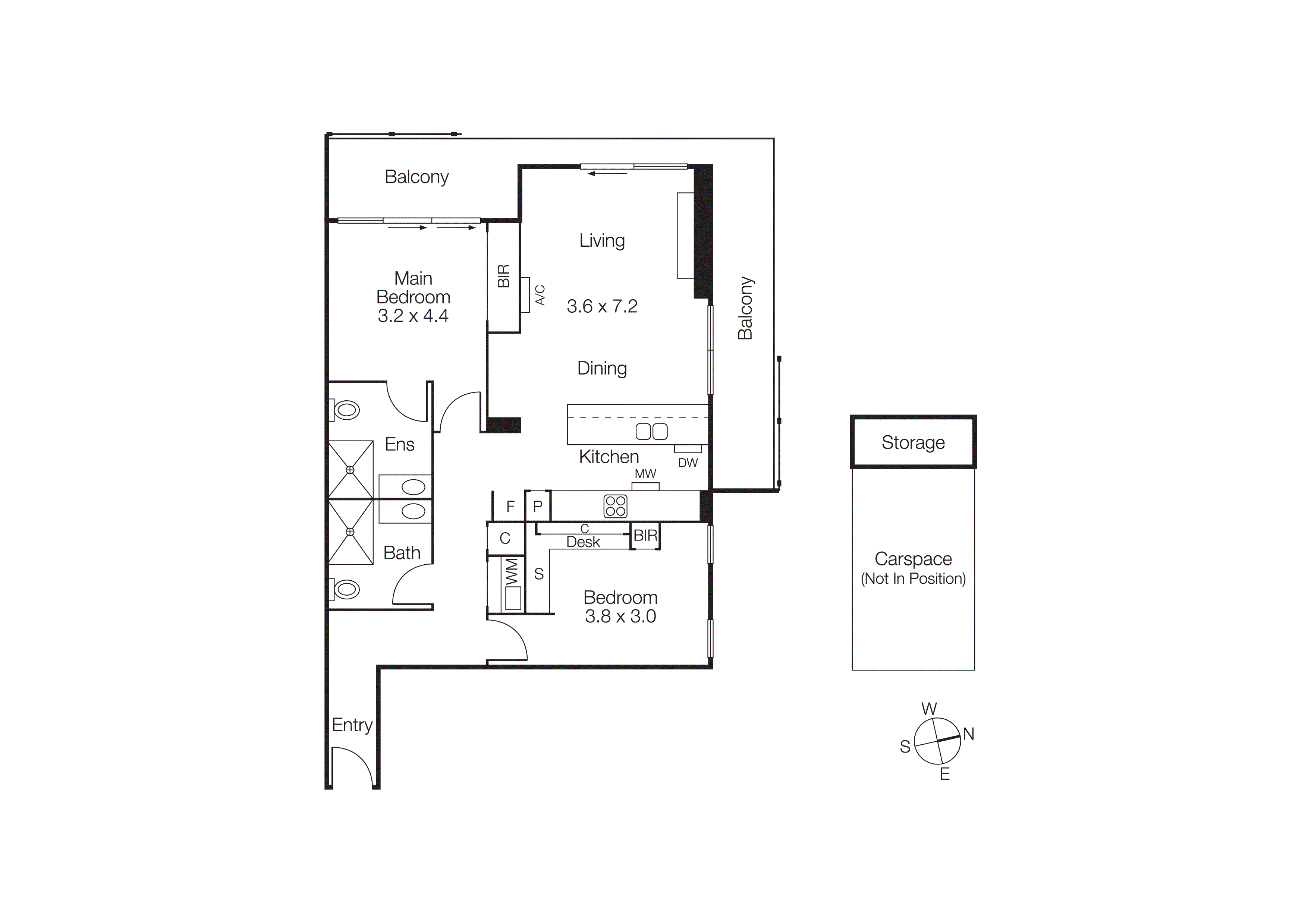 102/2A Major Street, Highett VIC 3190 - Floorplan