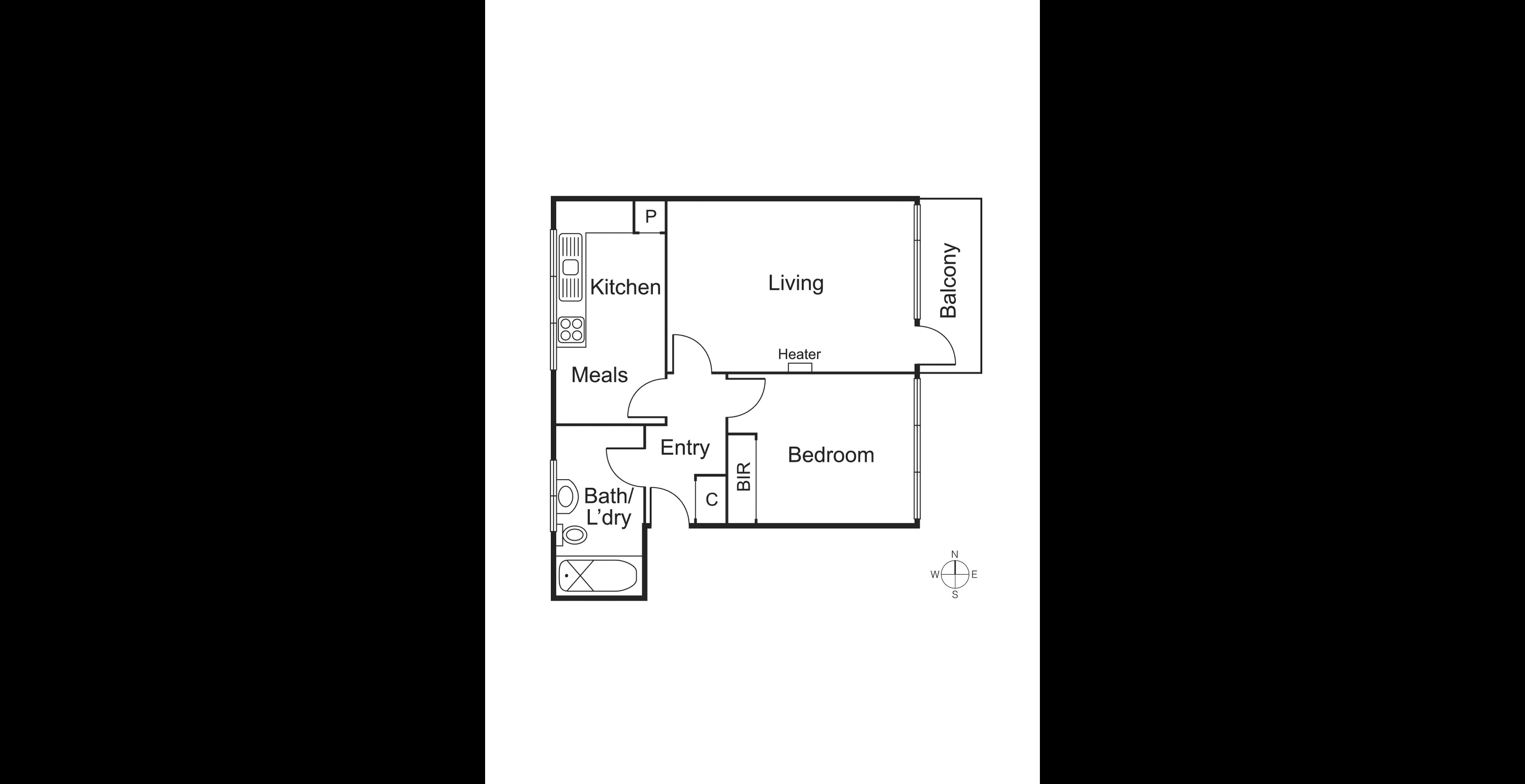 10/24 Scott Street, ELWOOD VIC 3184 - Floorplan