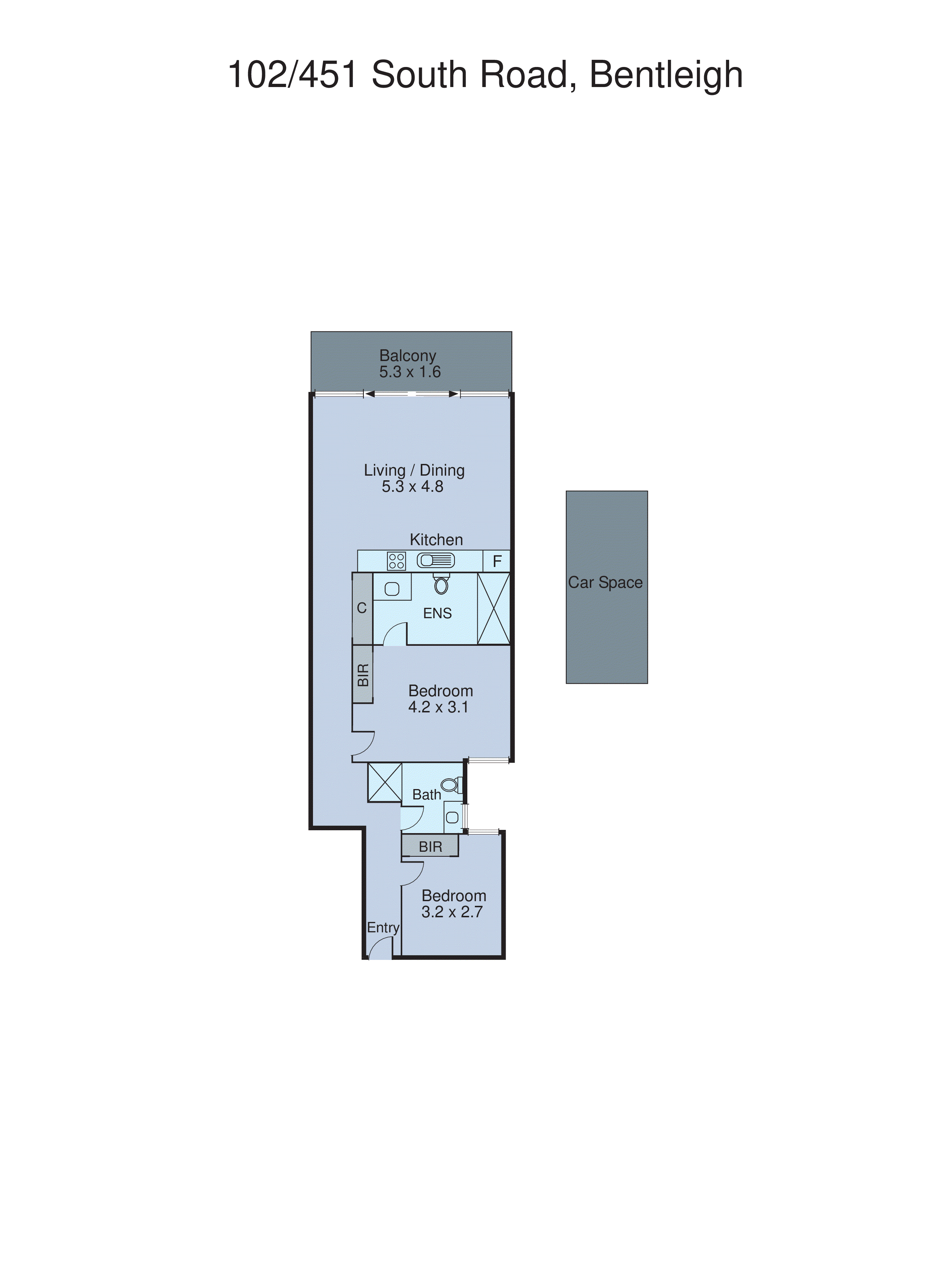 102/451 South Road, Bentleigh VIC 3204 - Floorplan