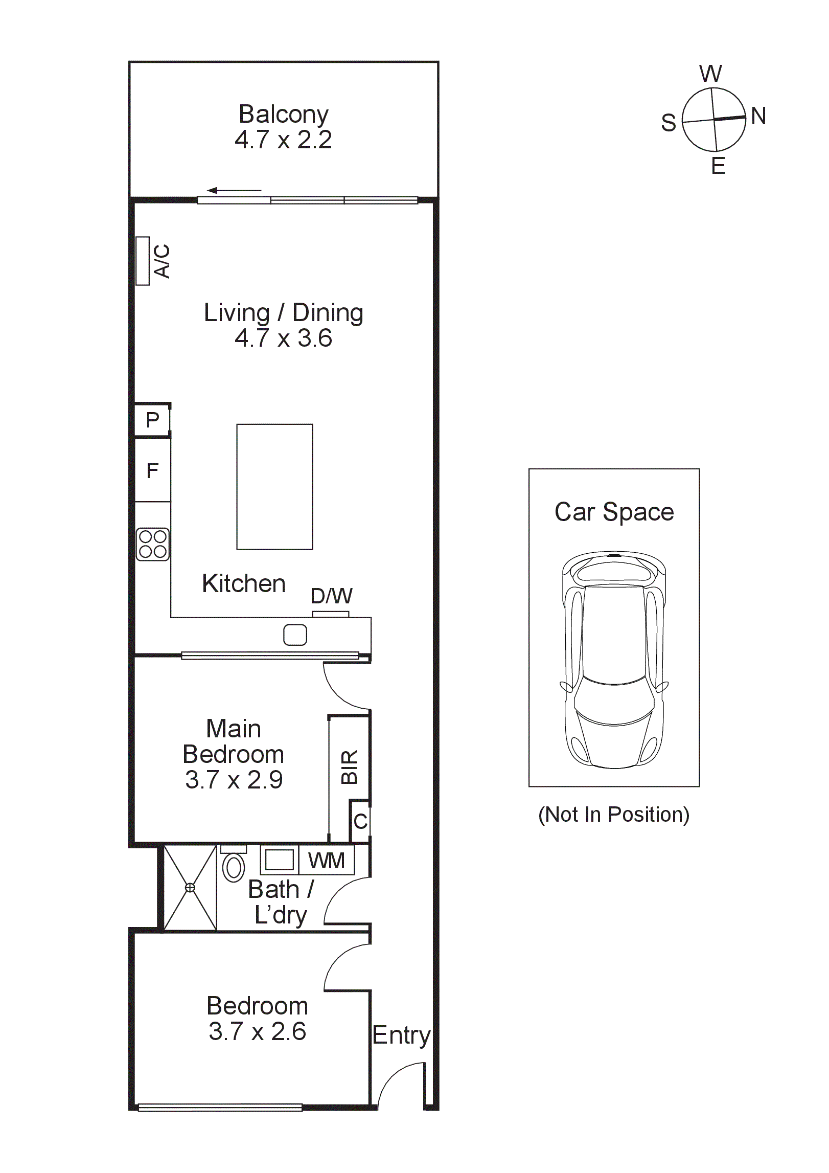 102/47 Porter Street, Prahran VIC 3181 - Floorplan