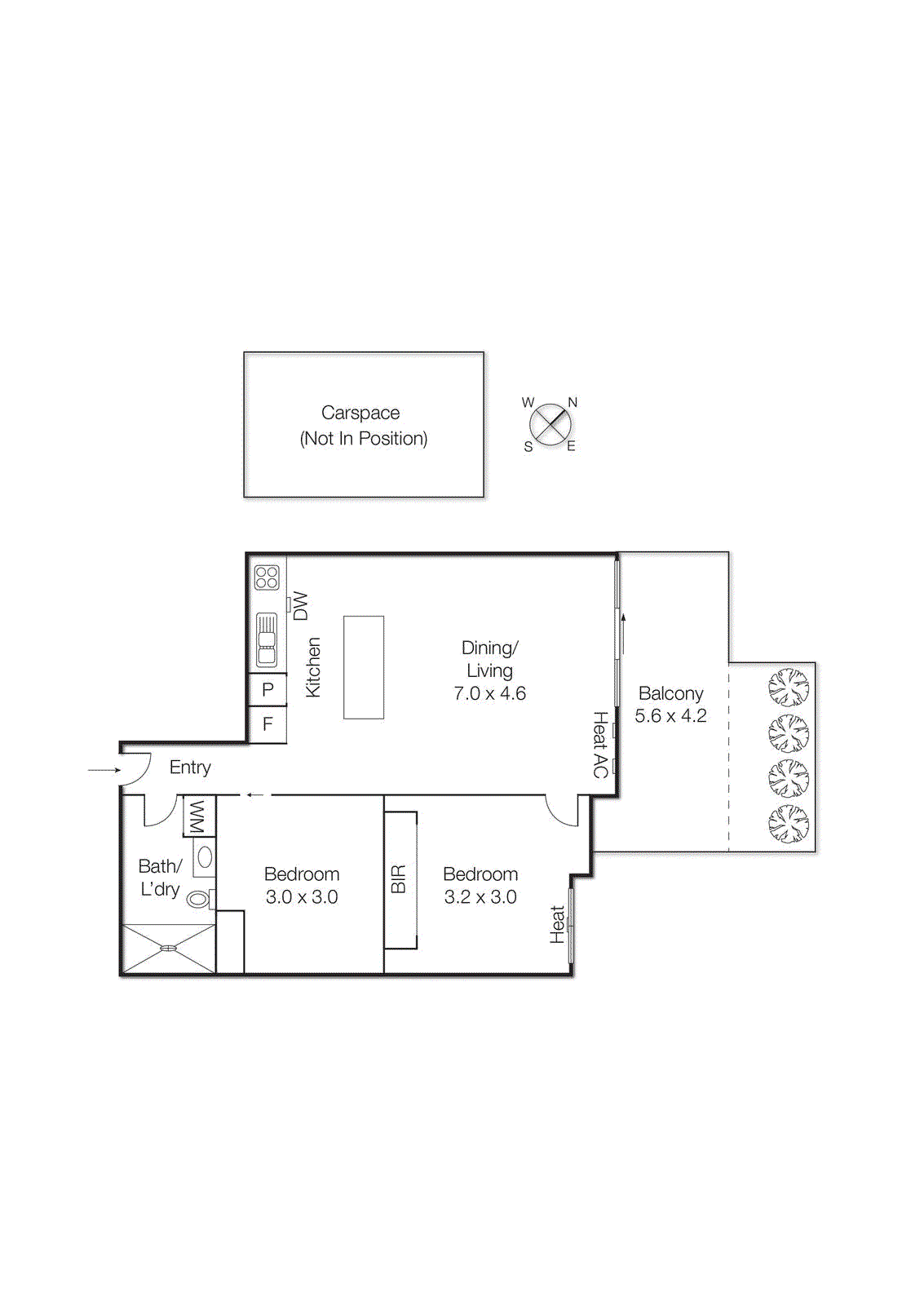 102/5 Greeves Street, St Kilda VIC 3182 - Floorplan