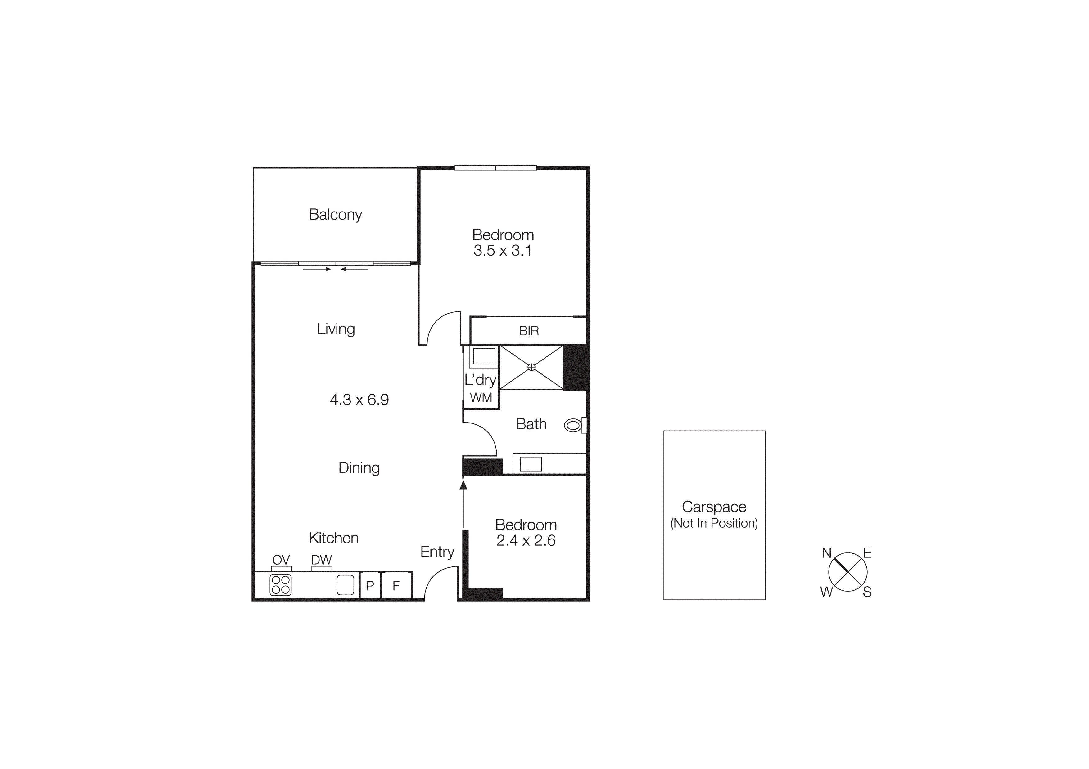 102/52 Dow Street, Port Melbourne VIC 3207 - Floorplan