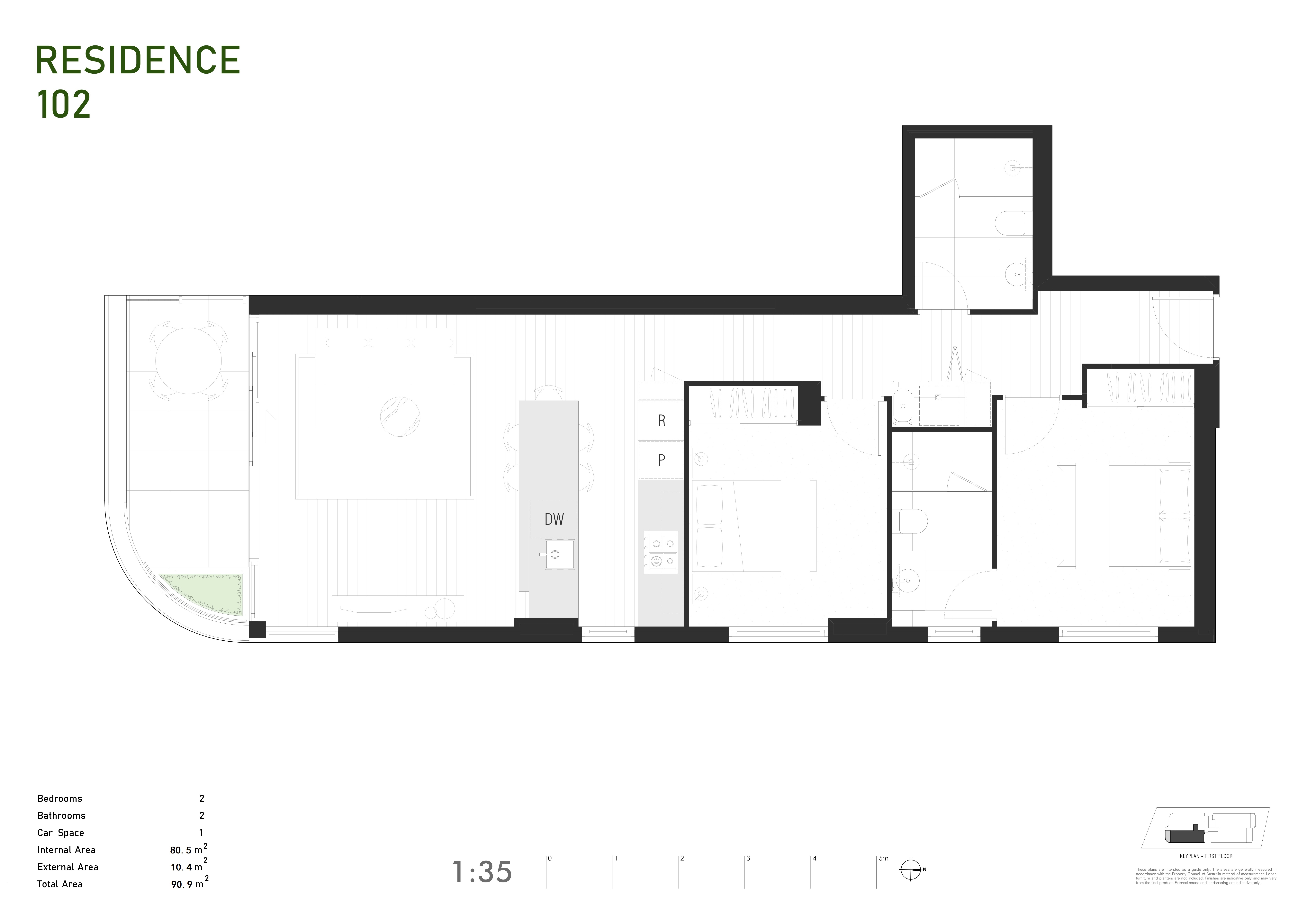102/563 Dandenong Road, Armadale - Floorplan 1