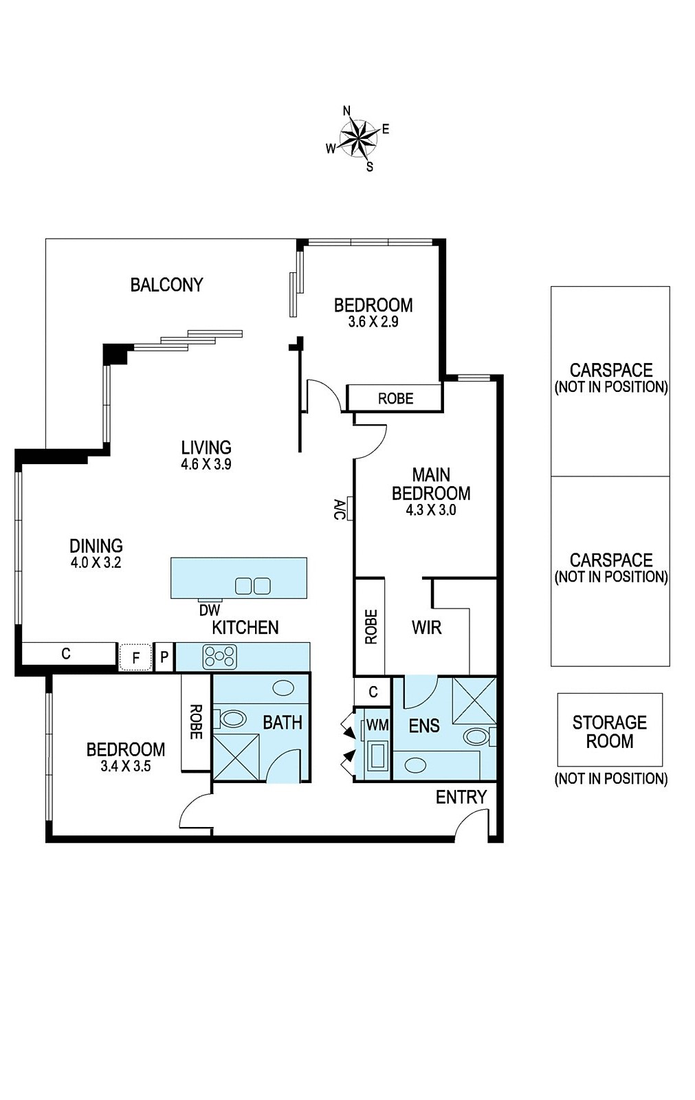 102/6 Claire Street, McKinnon VIC 3204 - Floorplan
