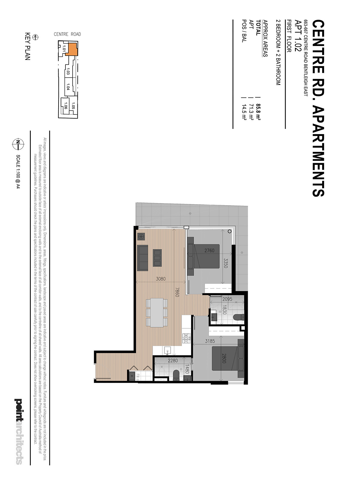 102/663-667 Centre Road, Bentleigh East VIC 3165 - Floorplan