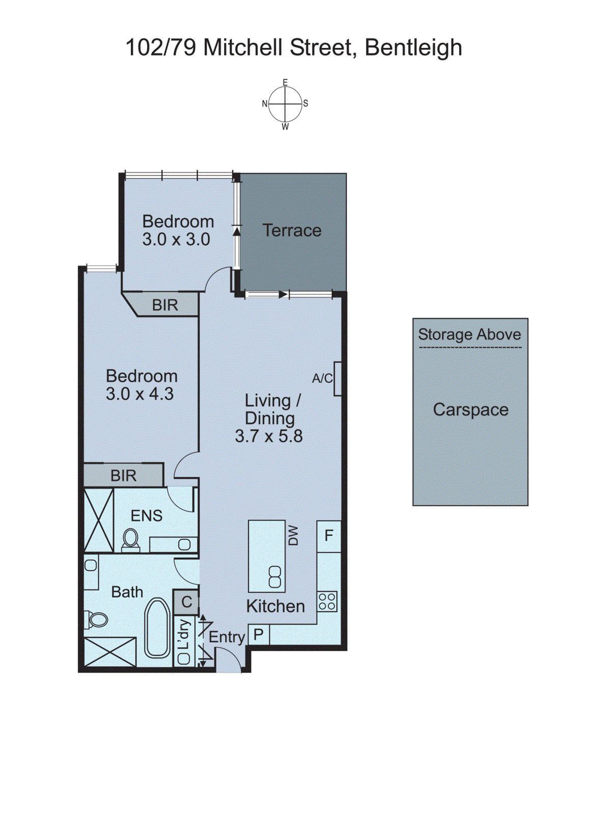 102/79 Mitchell Street, Bentleigh VIC 3204 - Floorplan