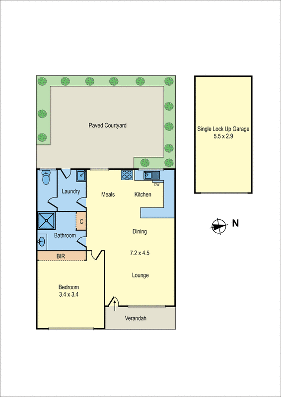10/28 Florence Street, Mentone VIC 3194 - Floorplan