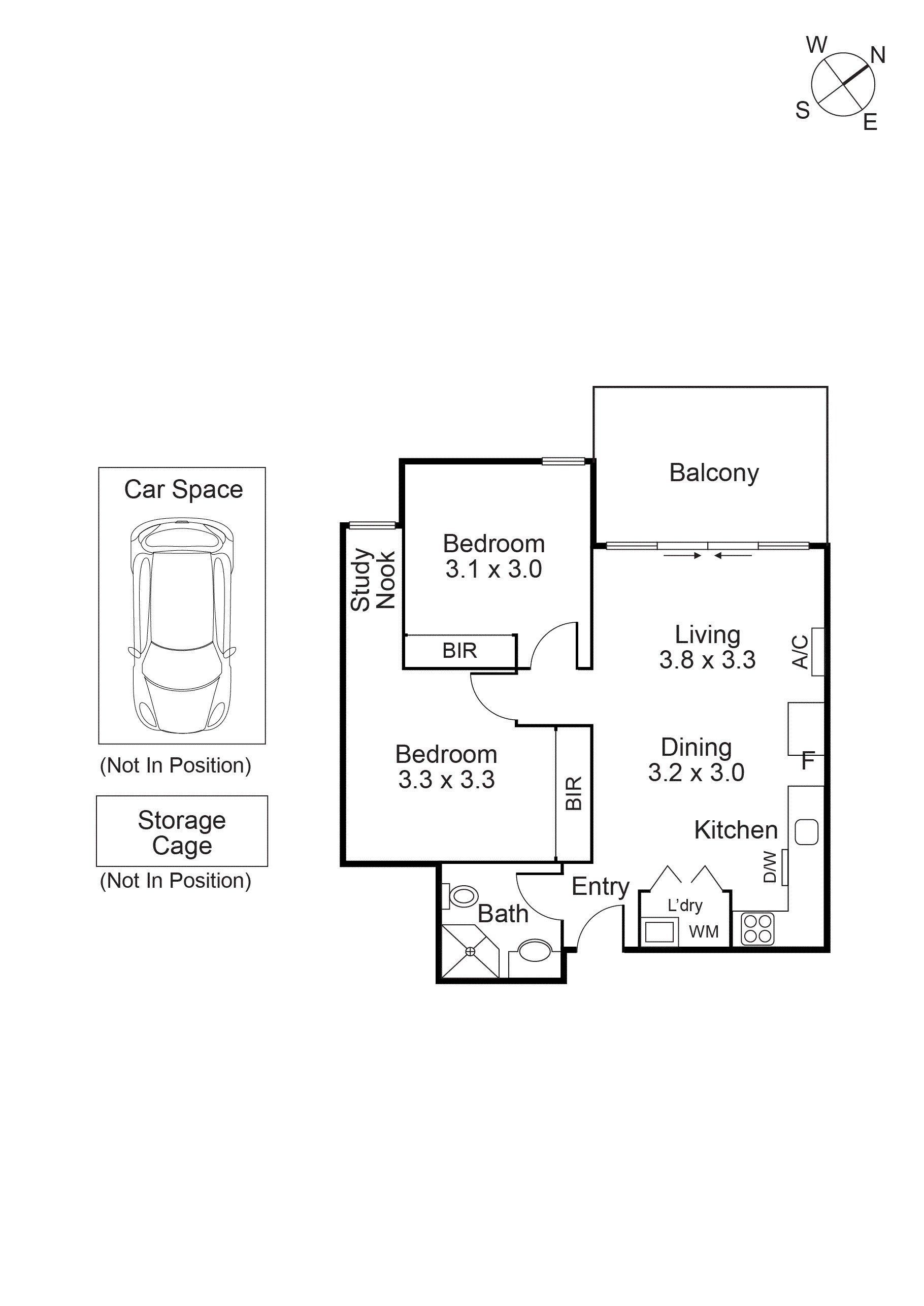 102/8 Railway Crescent, Bentleigh VIC 3204 - Floorplan