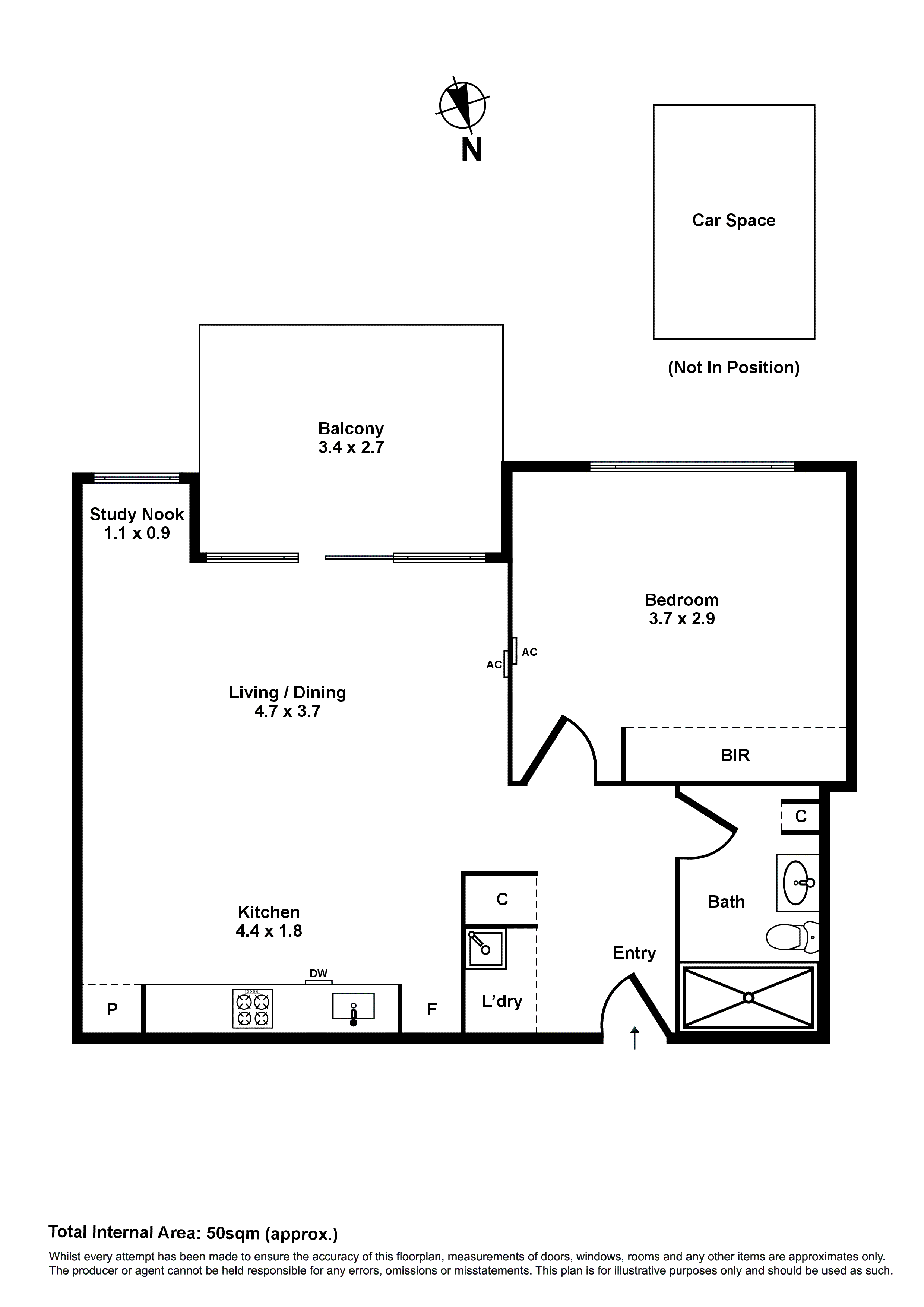 102/83 Gamon Street, Yarraville VIC 3013 - Floorplan