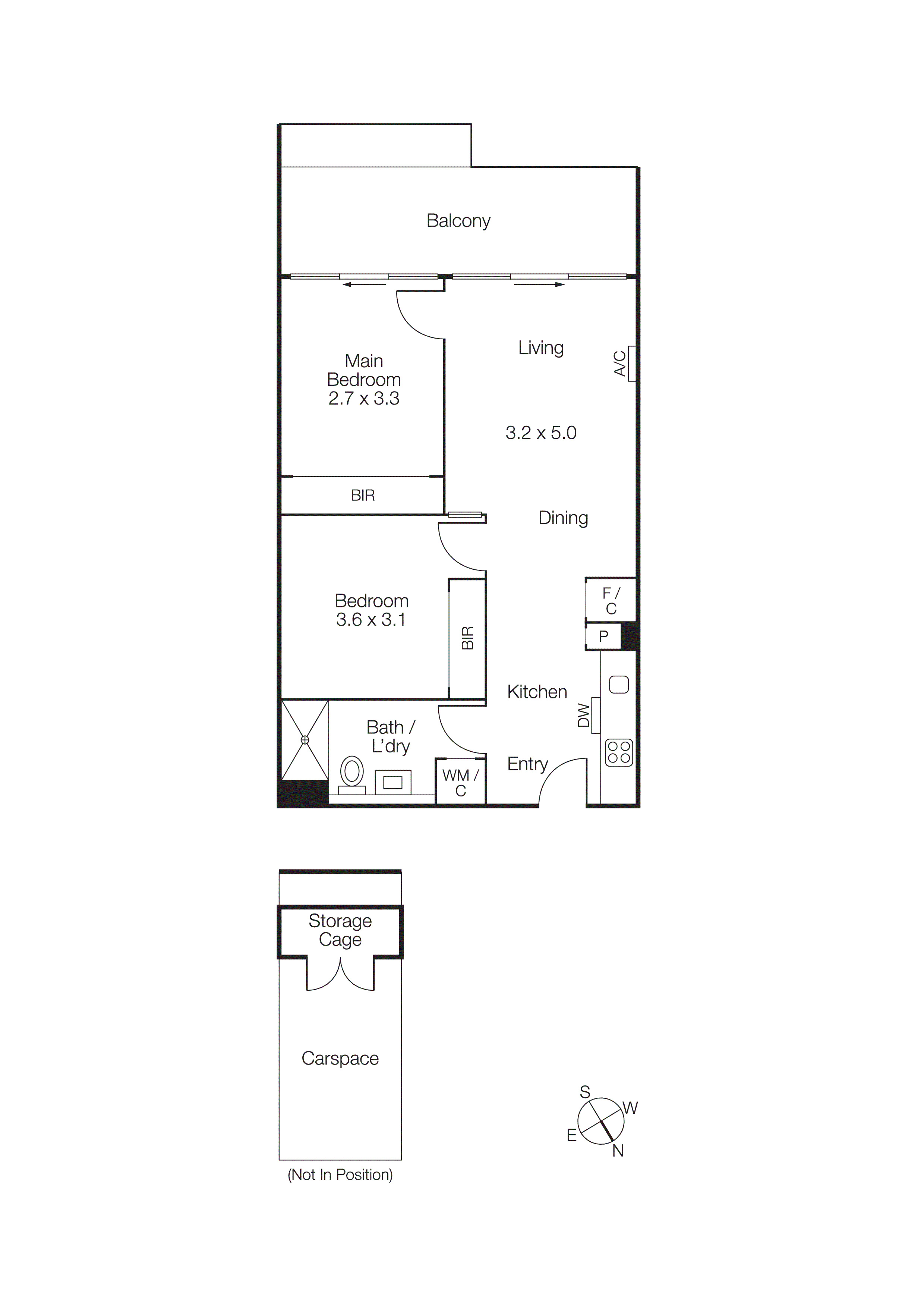 102/99 Dow Street, Port Melbourne VIC 3207 - Floorplan