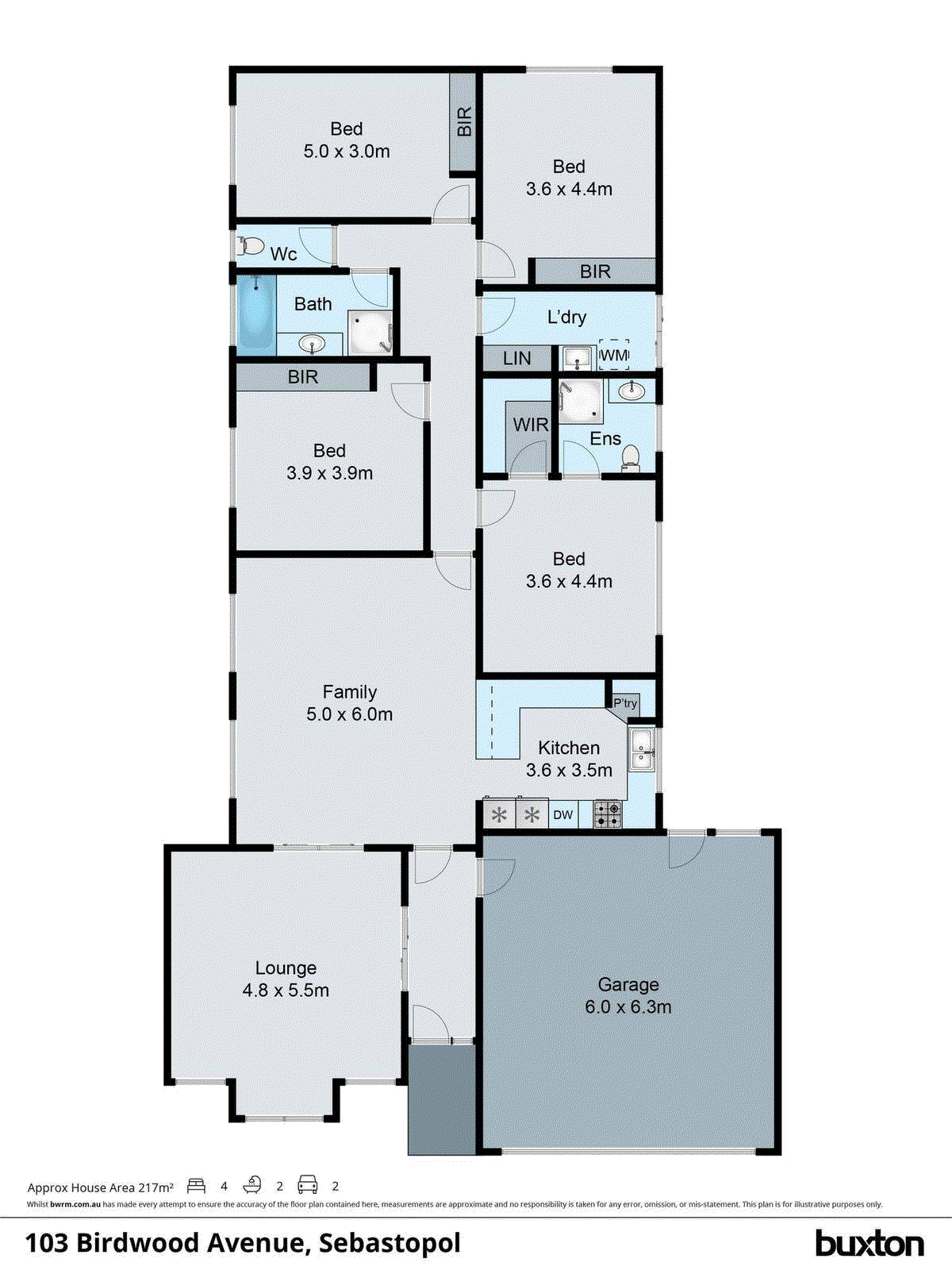103 Birdwood Avenue, Sebastopol VIC 3356 - Floorplan