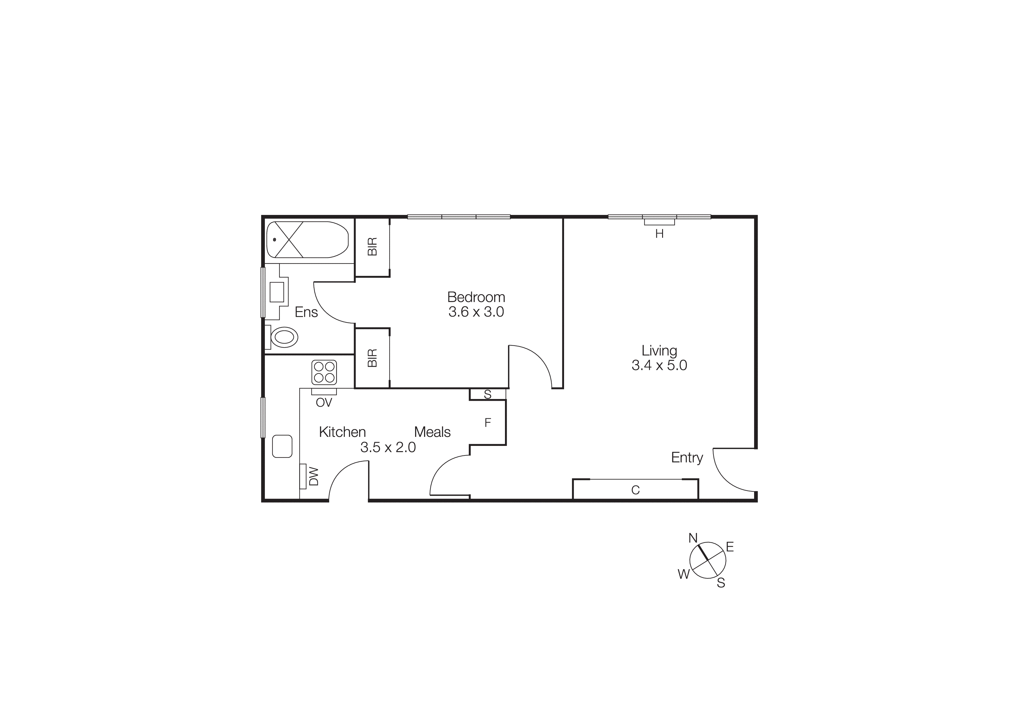 10/3 Cowderoy Street, St Kilda West VIC 3182 - Floorplan