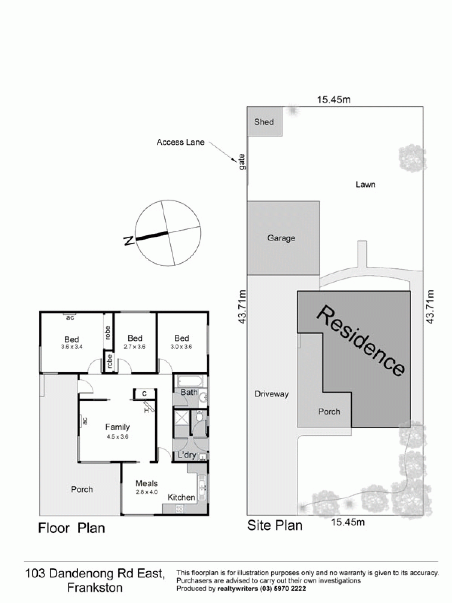 103 Dandenong Road East, FRANKSTON VIC 3199 - Floorplan
