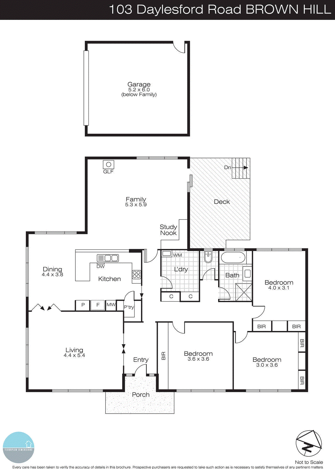 103 Daylesford Road, Brown Hill VIC 3350 - Floorplan