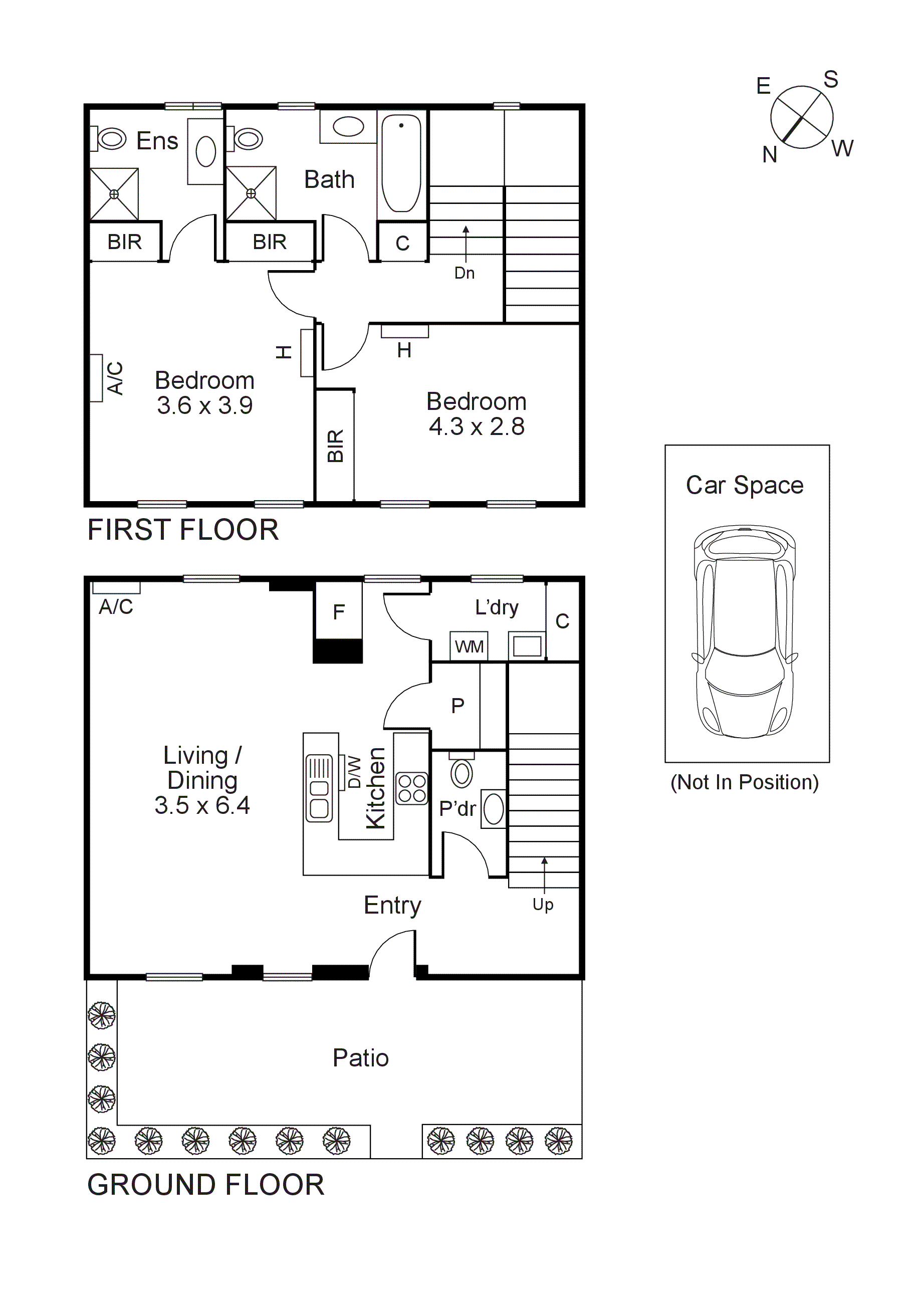 10/3 Evergreen Circuit, Cheltenham VIC 3192 - Floorplan