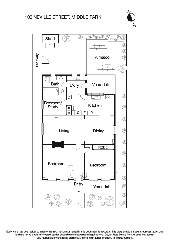 103 Neville Street, MIDDLE PARK VIC 3206 - Floorplan