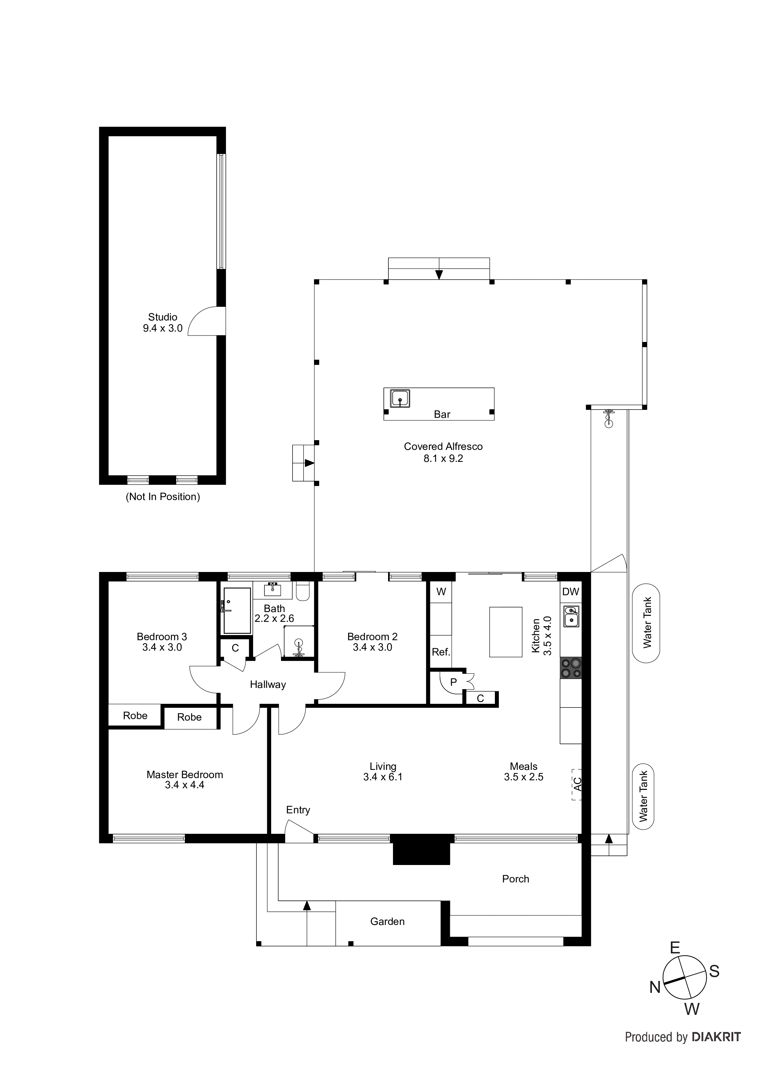 103 Rosslyn Avenue, Seaford VIC 3198 - Floorplan