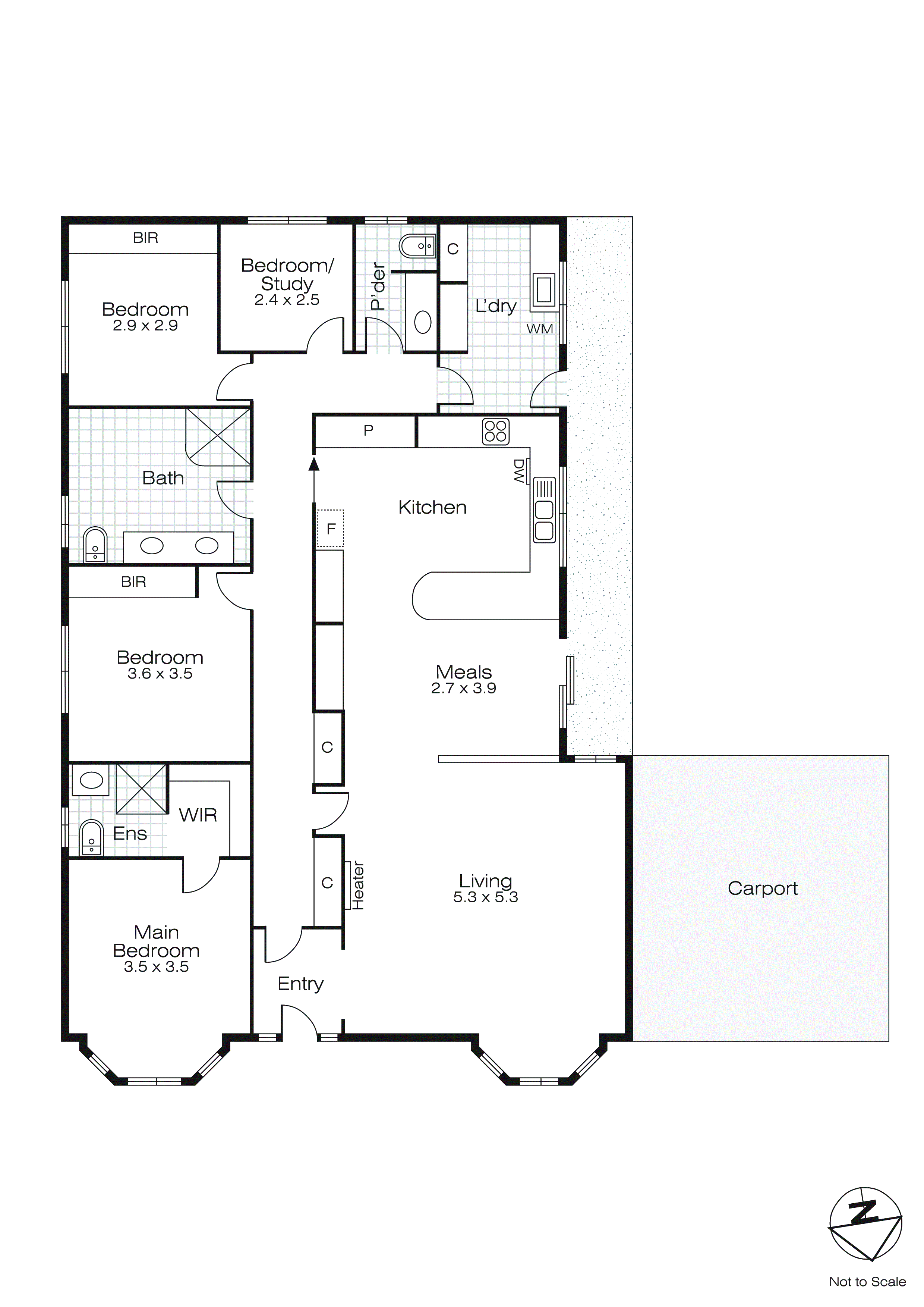 103 Whitelaw Avenue, Delacombe VIC 3356 - Floorplan