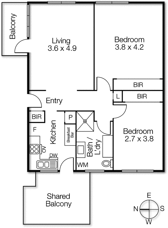 10/306 Dandenong Road, St Kilda East VIC 3183 - Floorplan