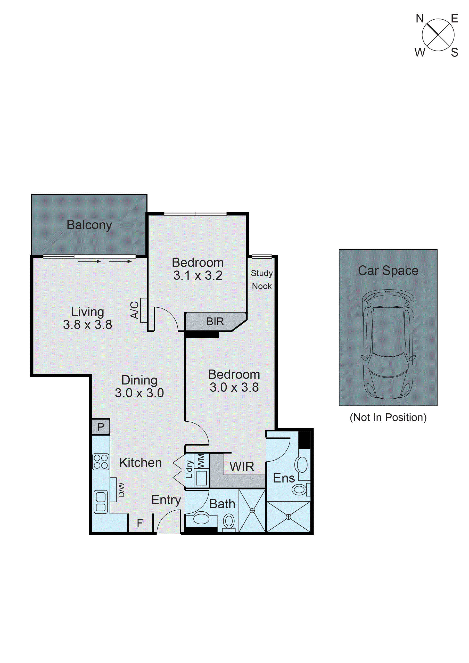 103/1 Faulkner Street, Bentleigh VIC 3204 - Floorplan