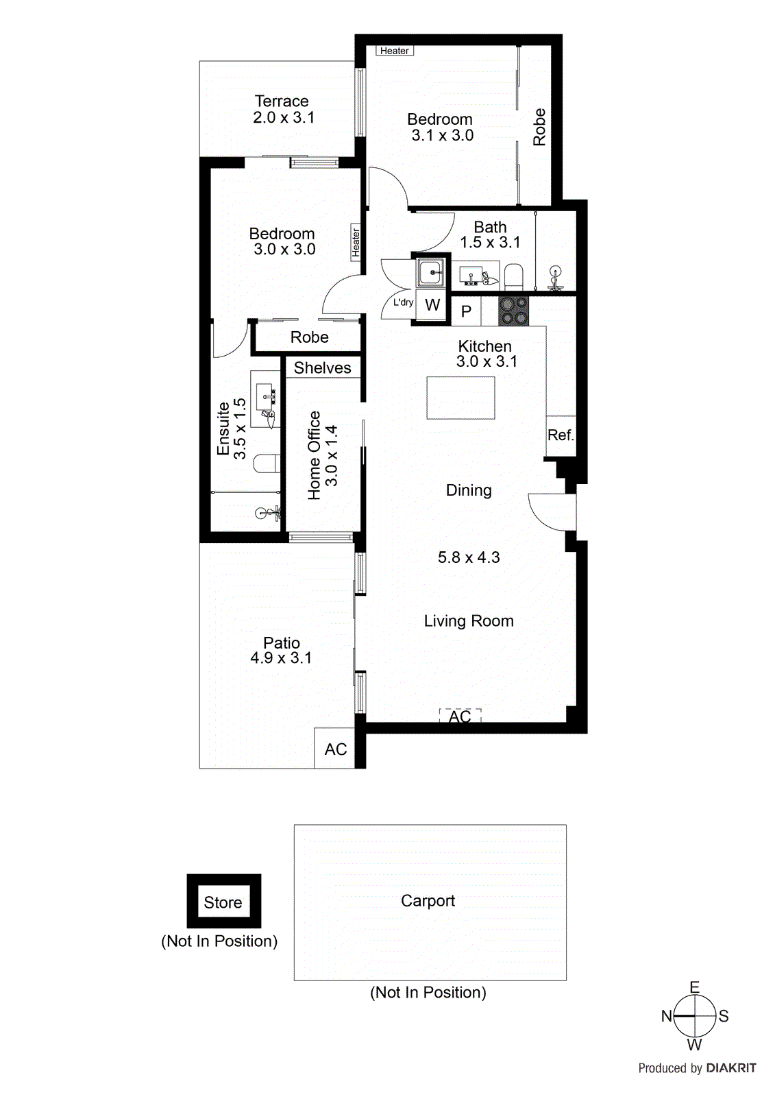 103/103 Grange Road, Glen Huntly VIC 3163 - Floorplan