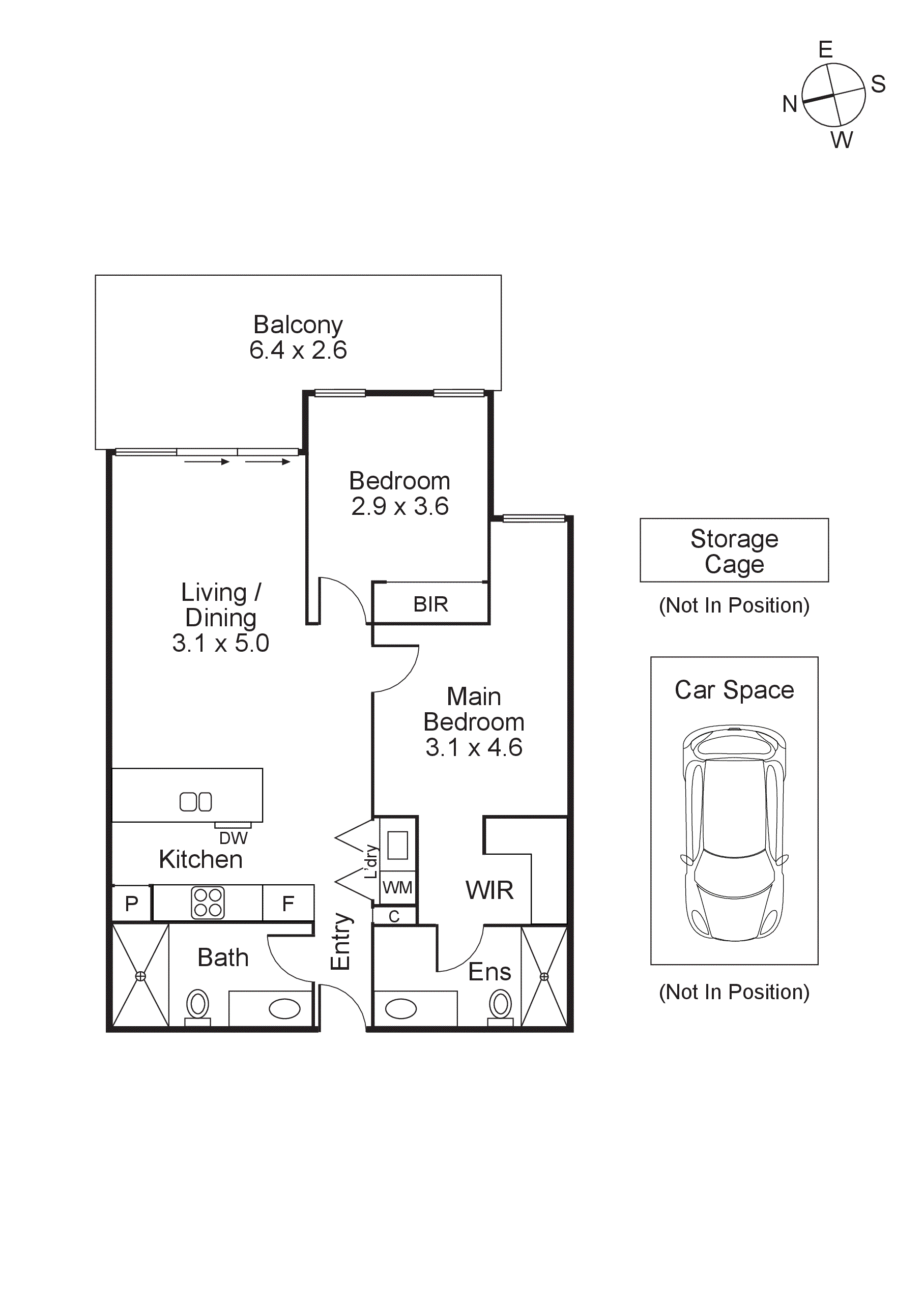 103/19 Hall Street, Cheltenham VIC 3192 - Floorplan