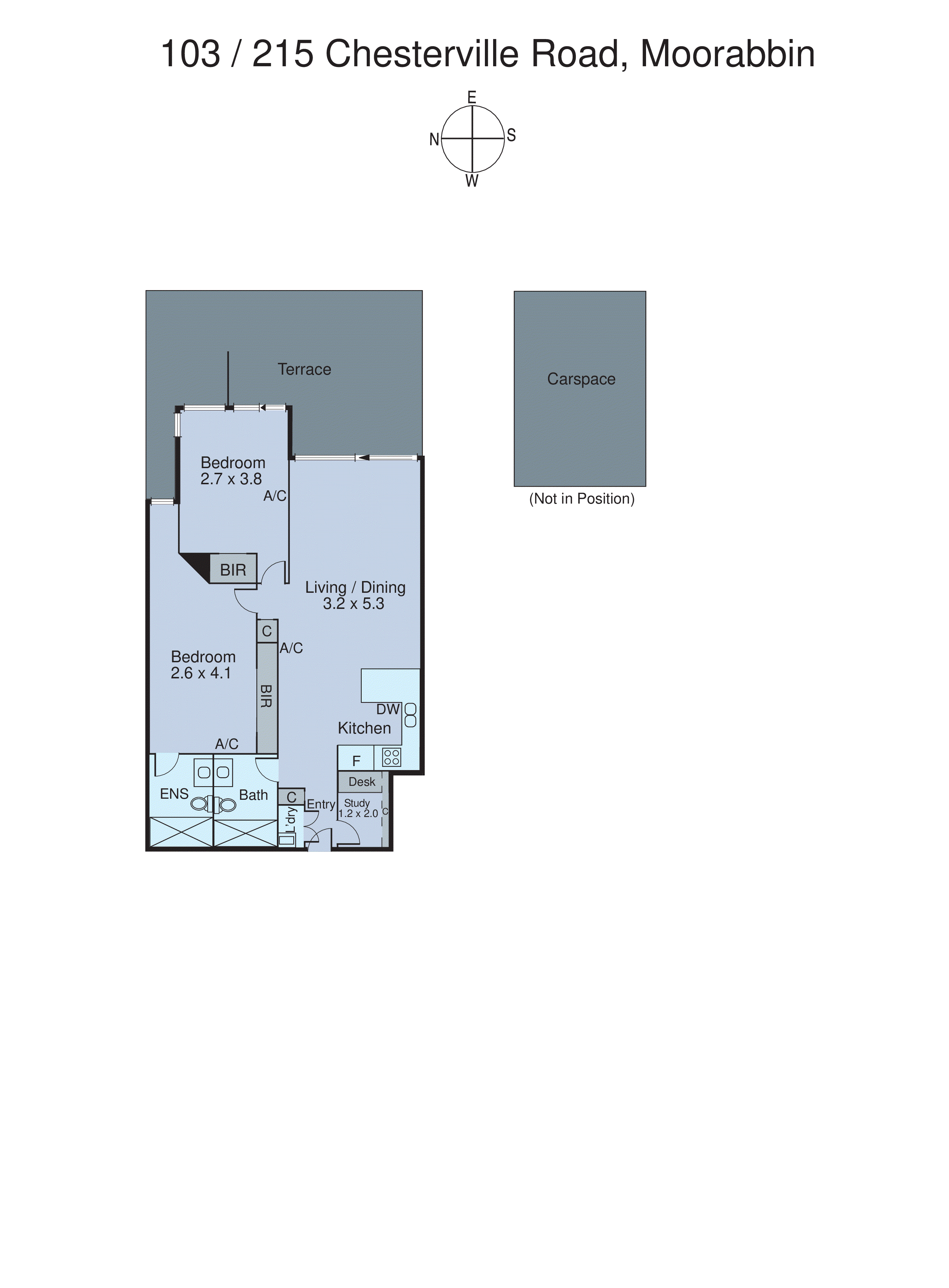 103/215 Chesterville Road, Moorabbin VIC 3189 - Floorplan
