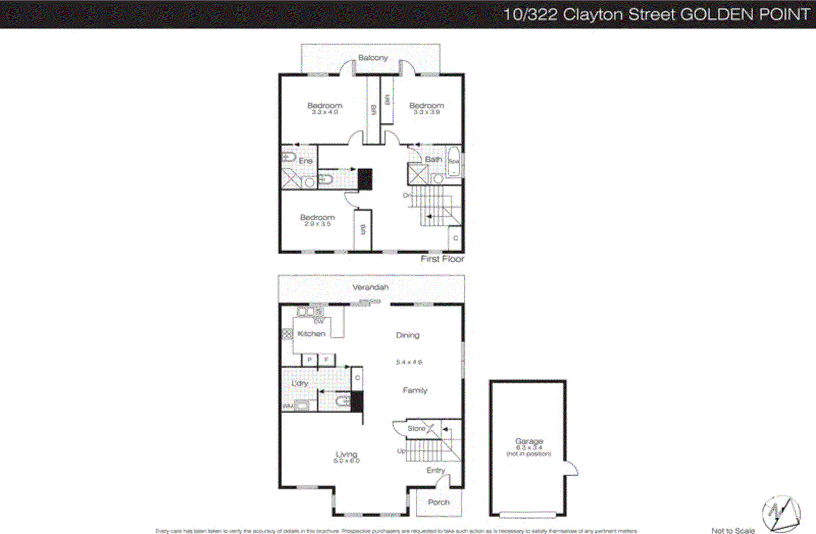 10/322 Clayton Street, Golden Point VIC 3350 - Floorplan