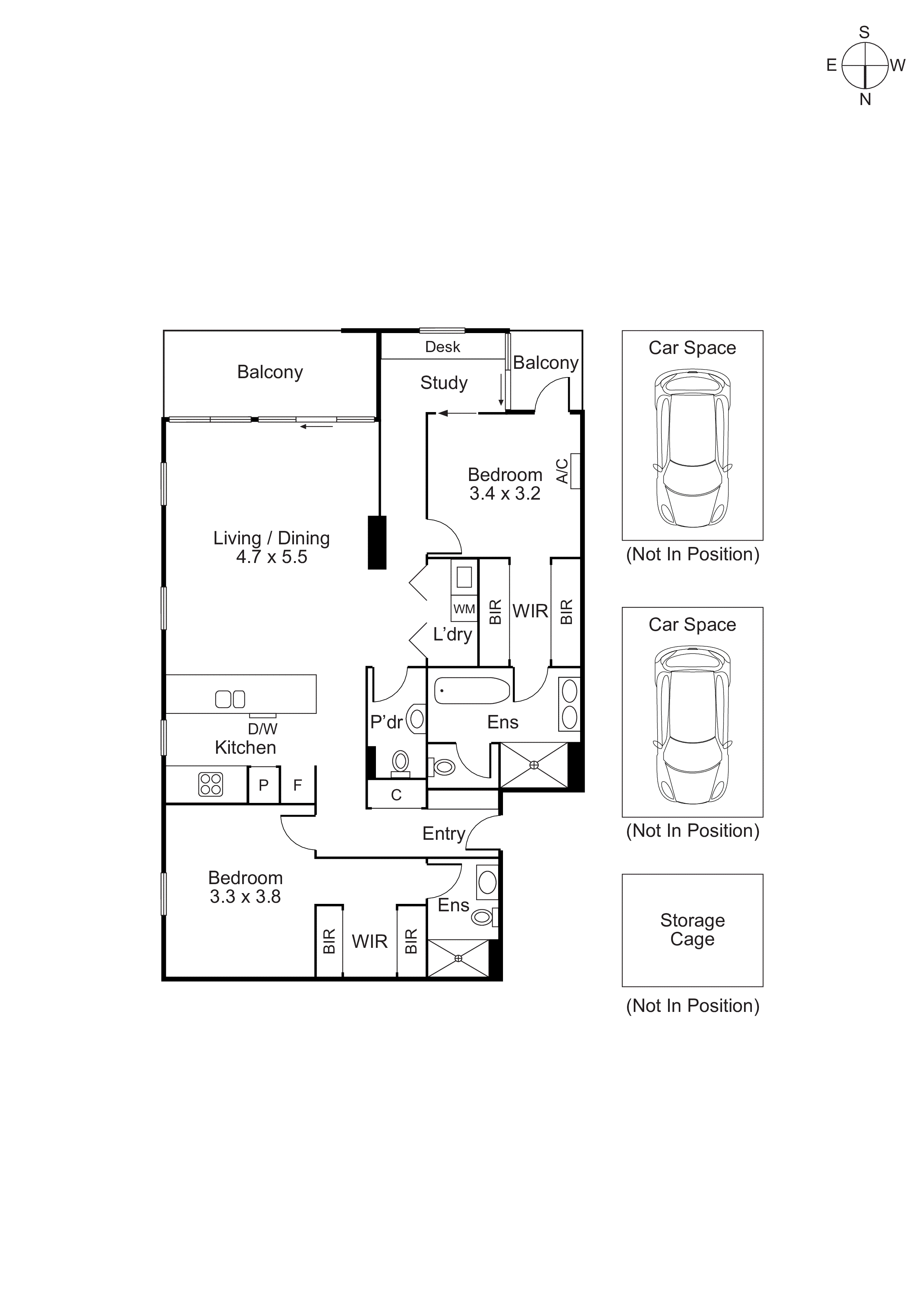 103/25 Small Street, Hampton VIC 3188 - Floorplan