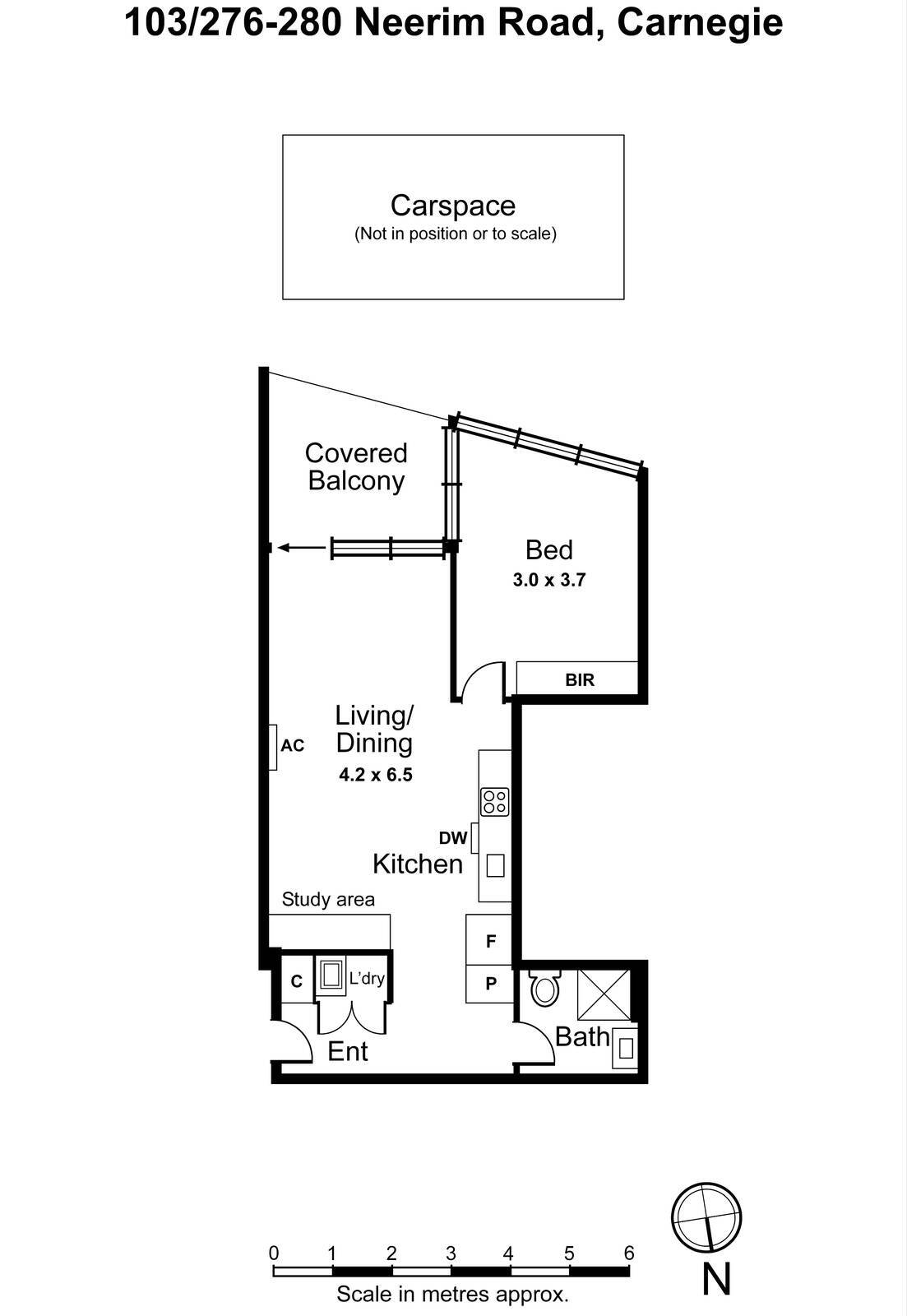 103/276-280 Neerim Road, Carnegie VIC 3163 - Floorplan