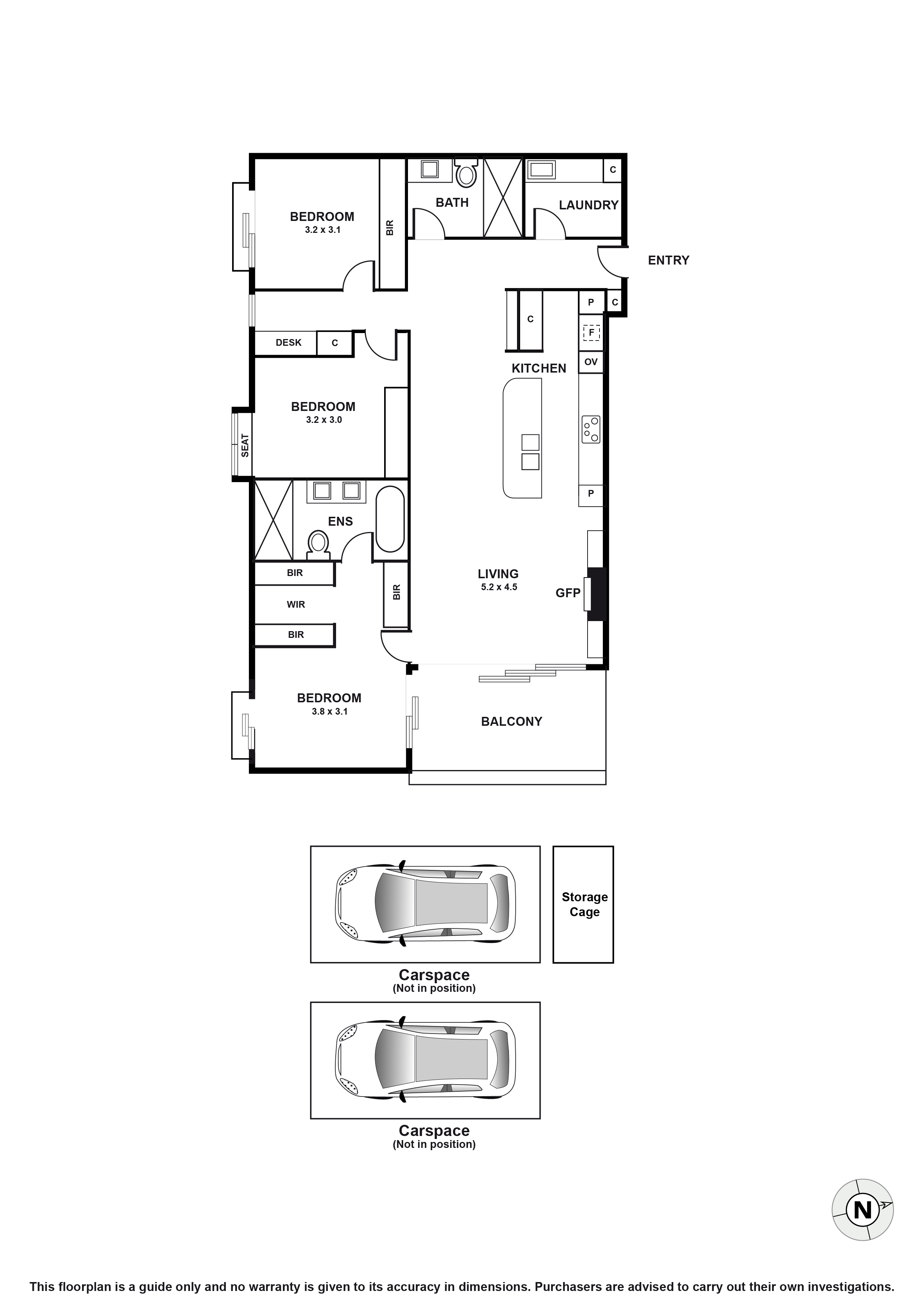 103/29 Oakwood Avenue, Brighton VIC 3186 - Floorplan