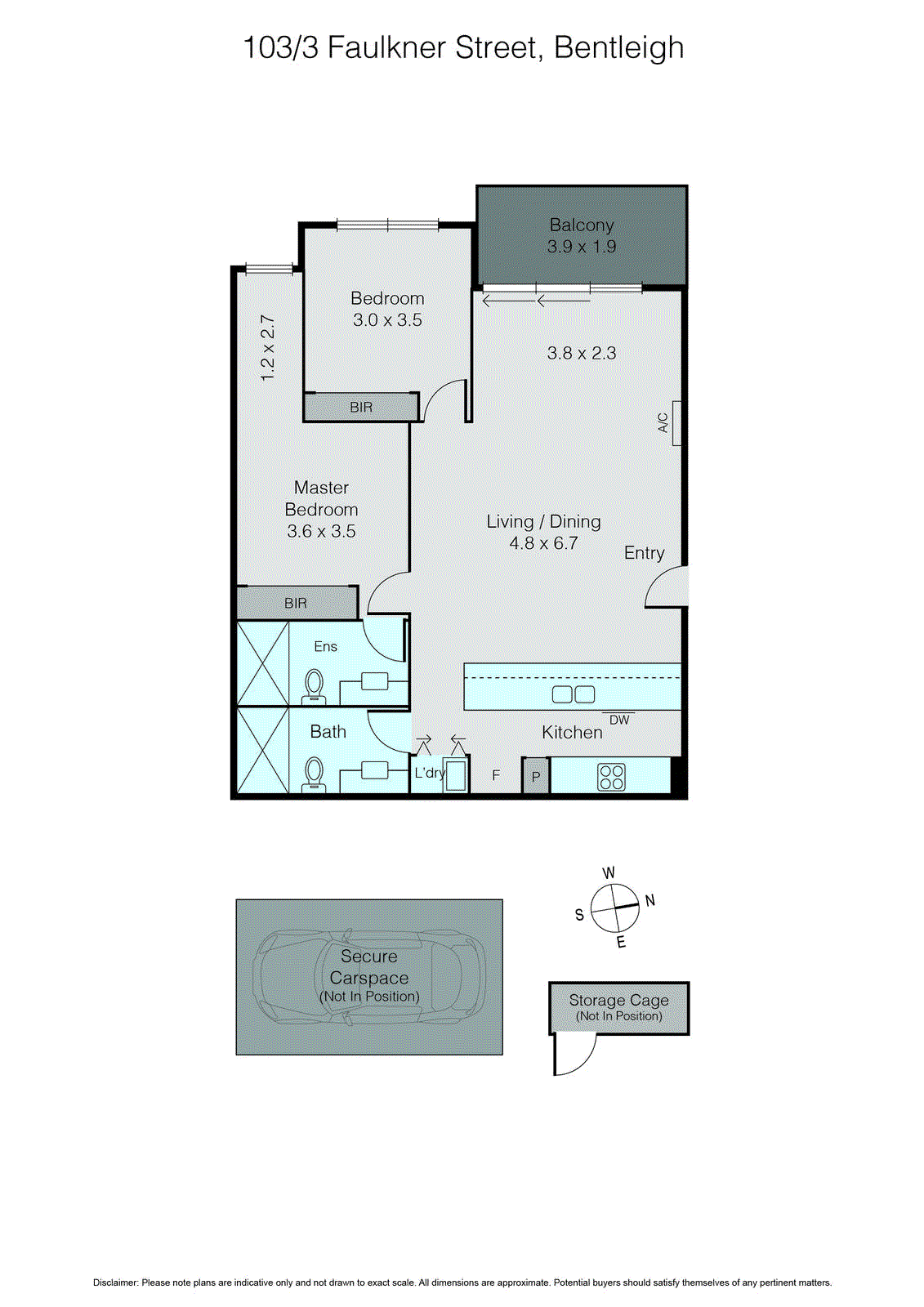 103/3 Faulkner Street, Bentleigh VIC 3204 - Floorplan