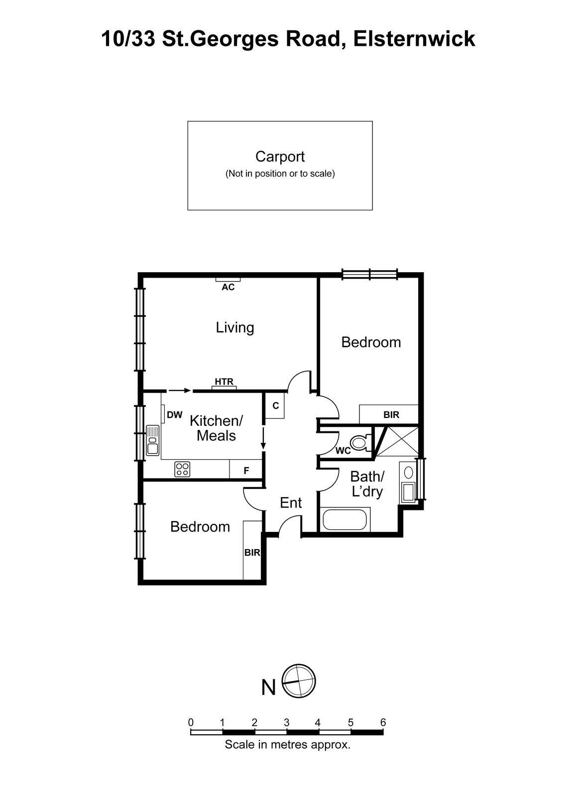 10/33 St Georges Road, Elsternwick VIC 3185 - Floorplan