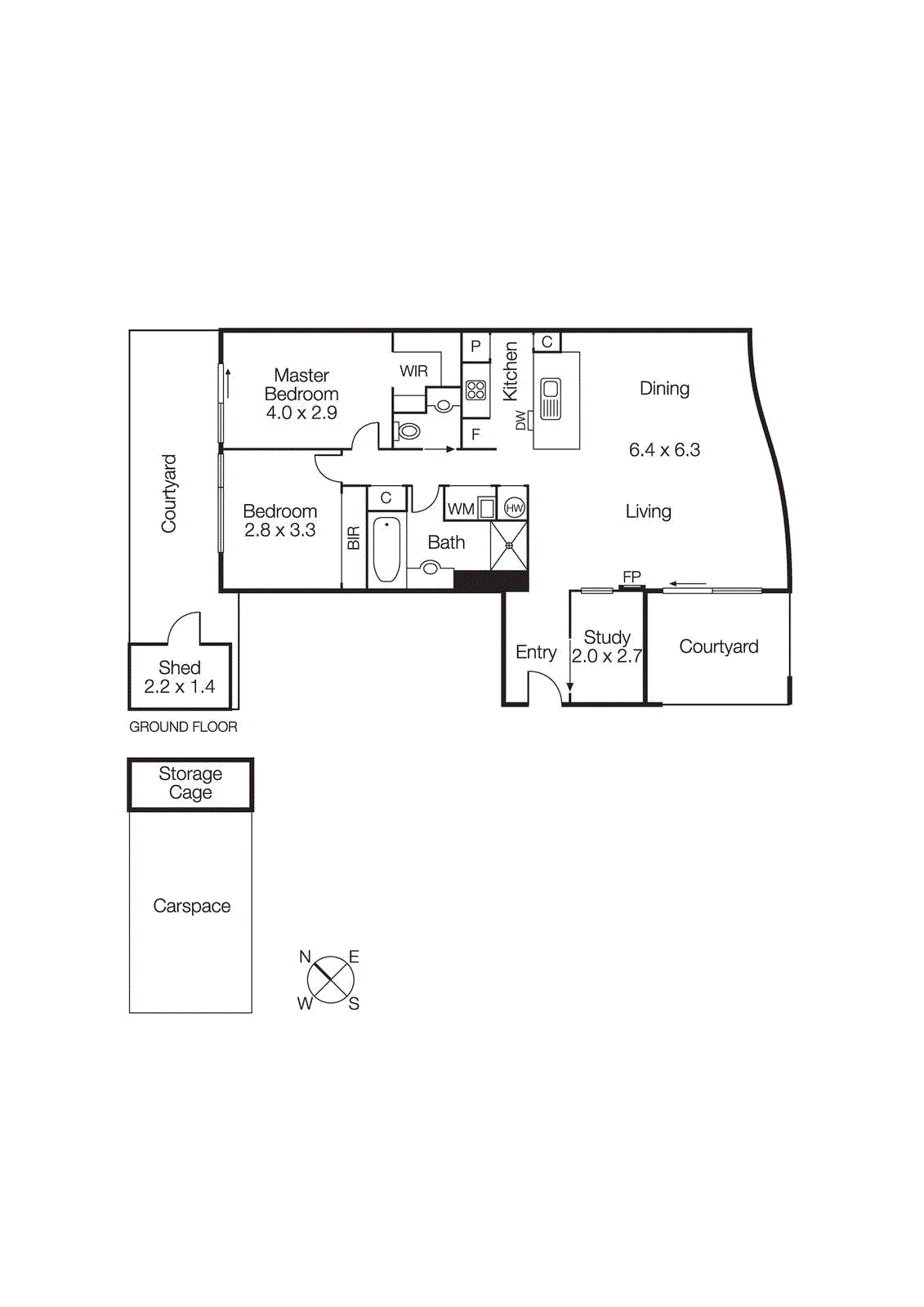 103/348 Beaconsfield Parade, St Kilda West VIC 3182 - Floorplan