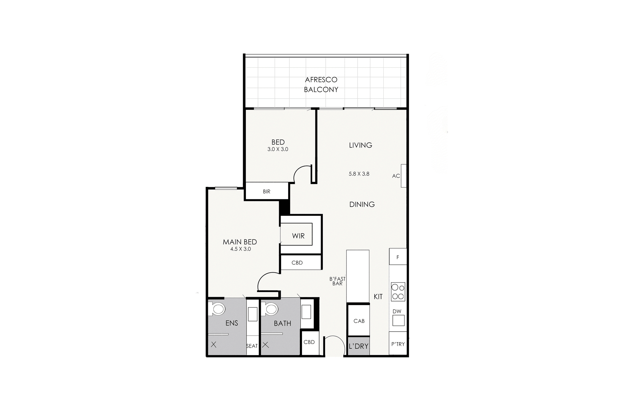 103/459 Main Street, Mordialloc VIC 3195 - Floorplan