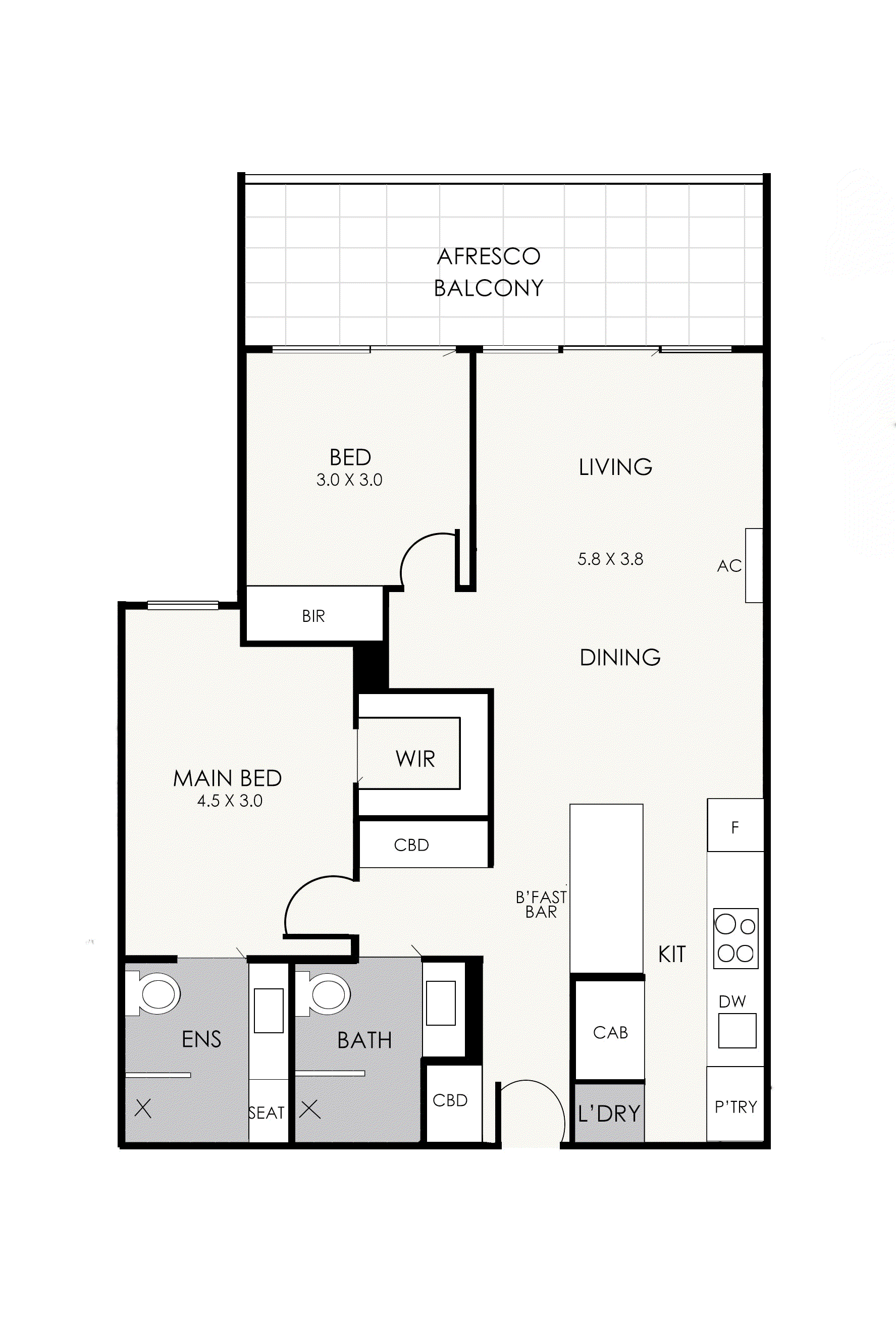 103/459 Main Street, Mordialloc VIC 3195 - Floorplan