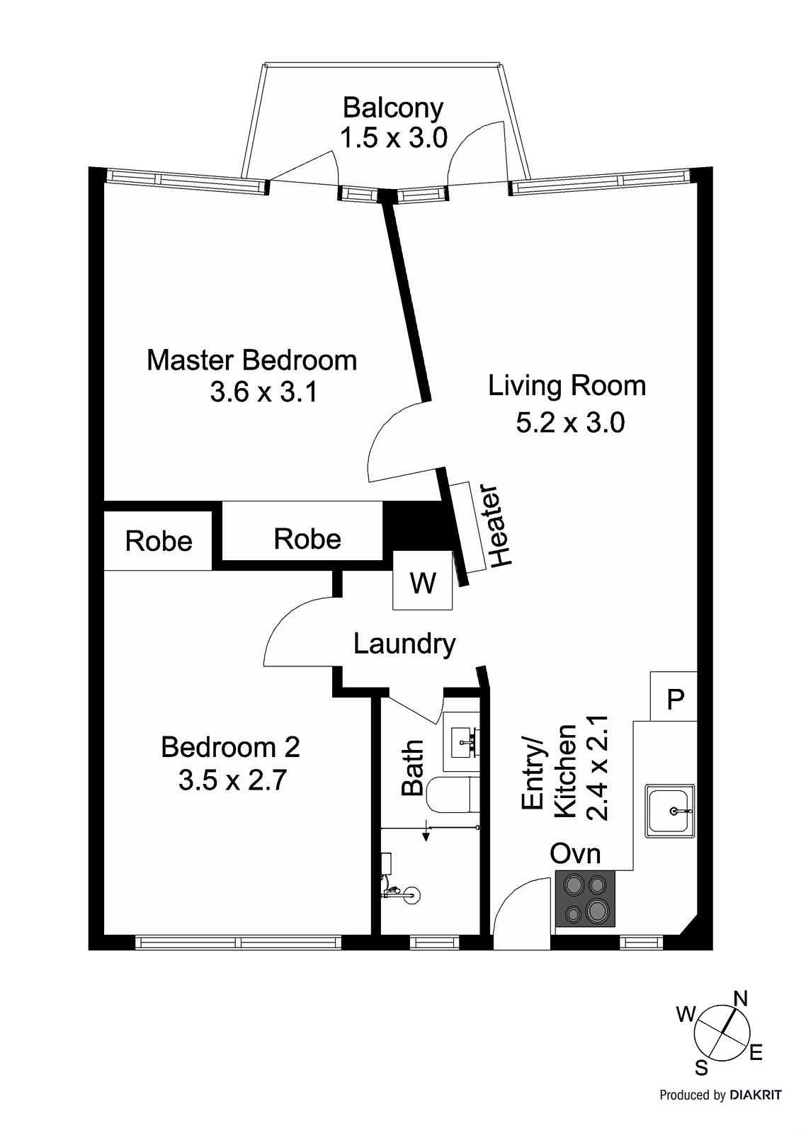10/349 Beaconsfield Parade, St Kilda West VIC 3182 - Floorplan