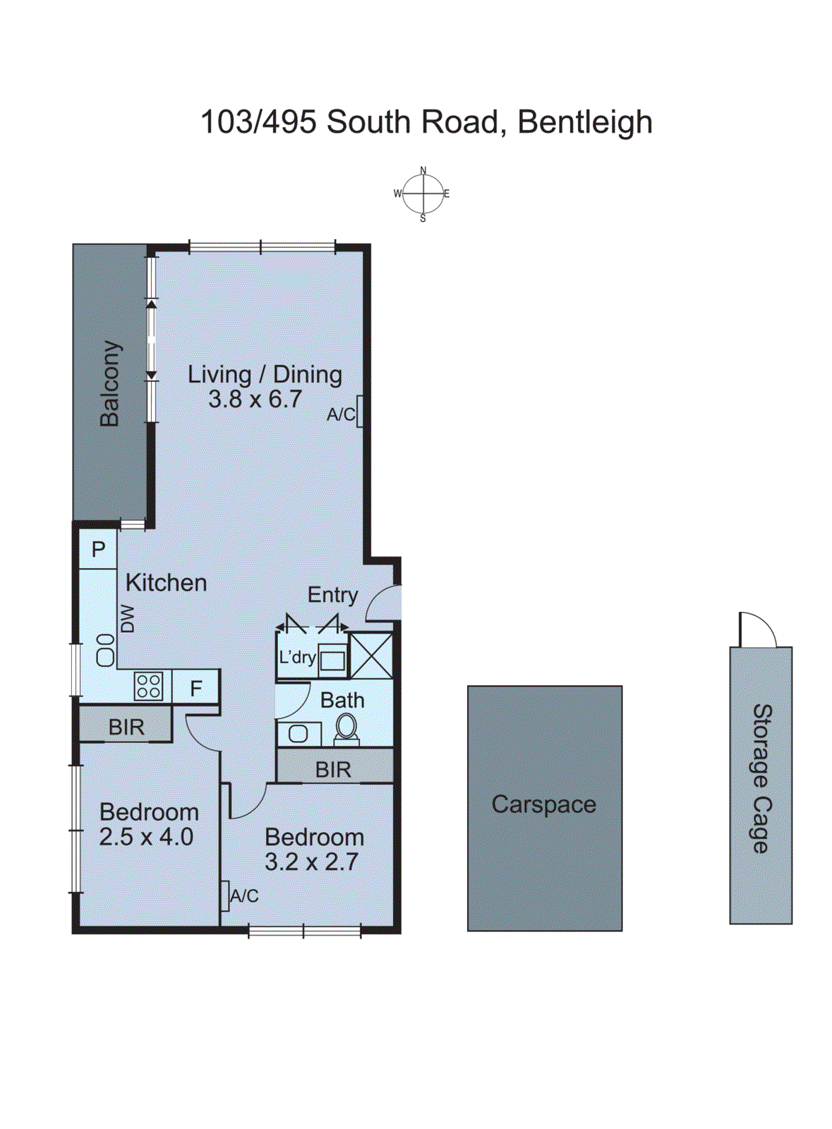 103/495 South Road, Bentleigh VIC 3204 - Floorplan