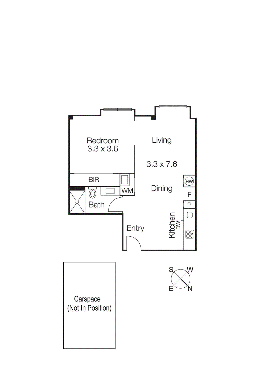 103/50 Dow Street, Port Melbourne VIC 3207 - Floorplan
