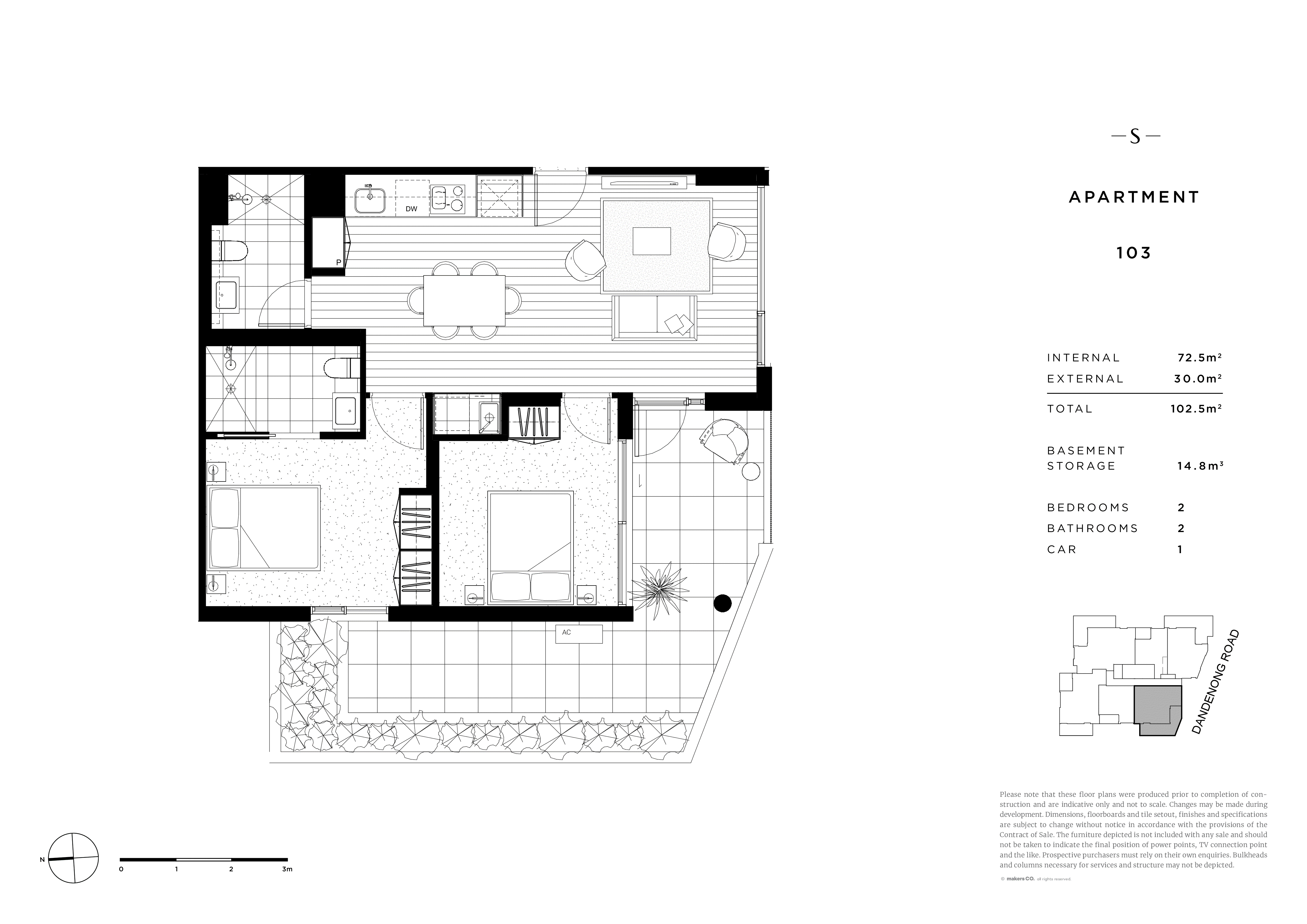 103/551-553 Dandenong Road, Armadale VIC 3143 - Floorplan