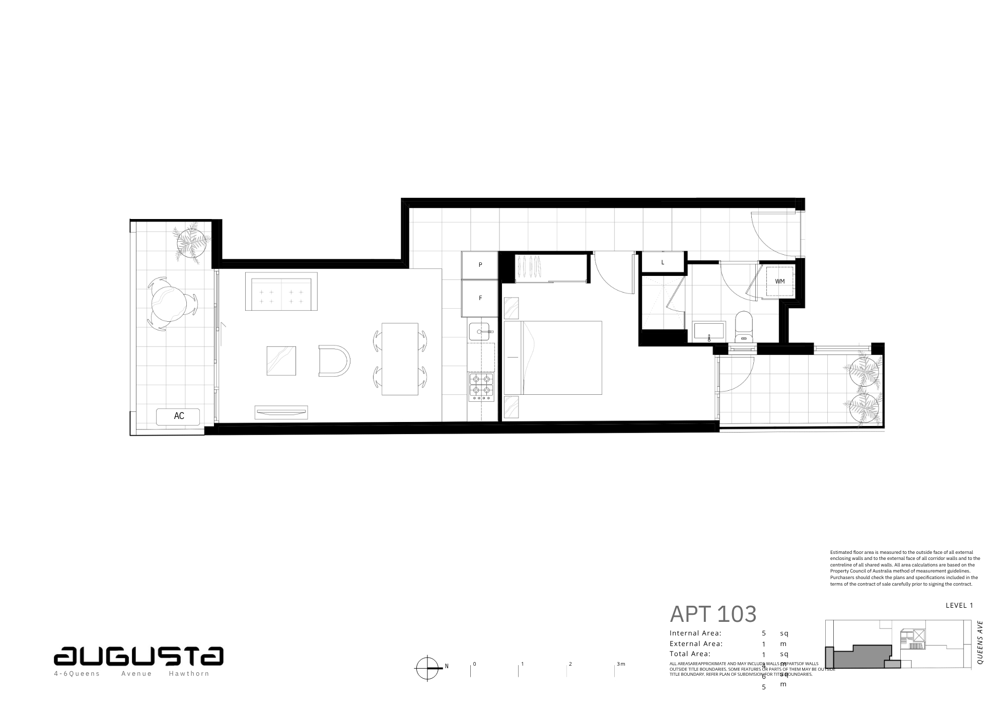 103/6 Queens Avenue, Hawthorn VIC 3122 - Floorplan