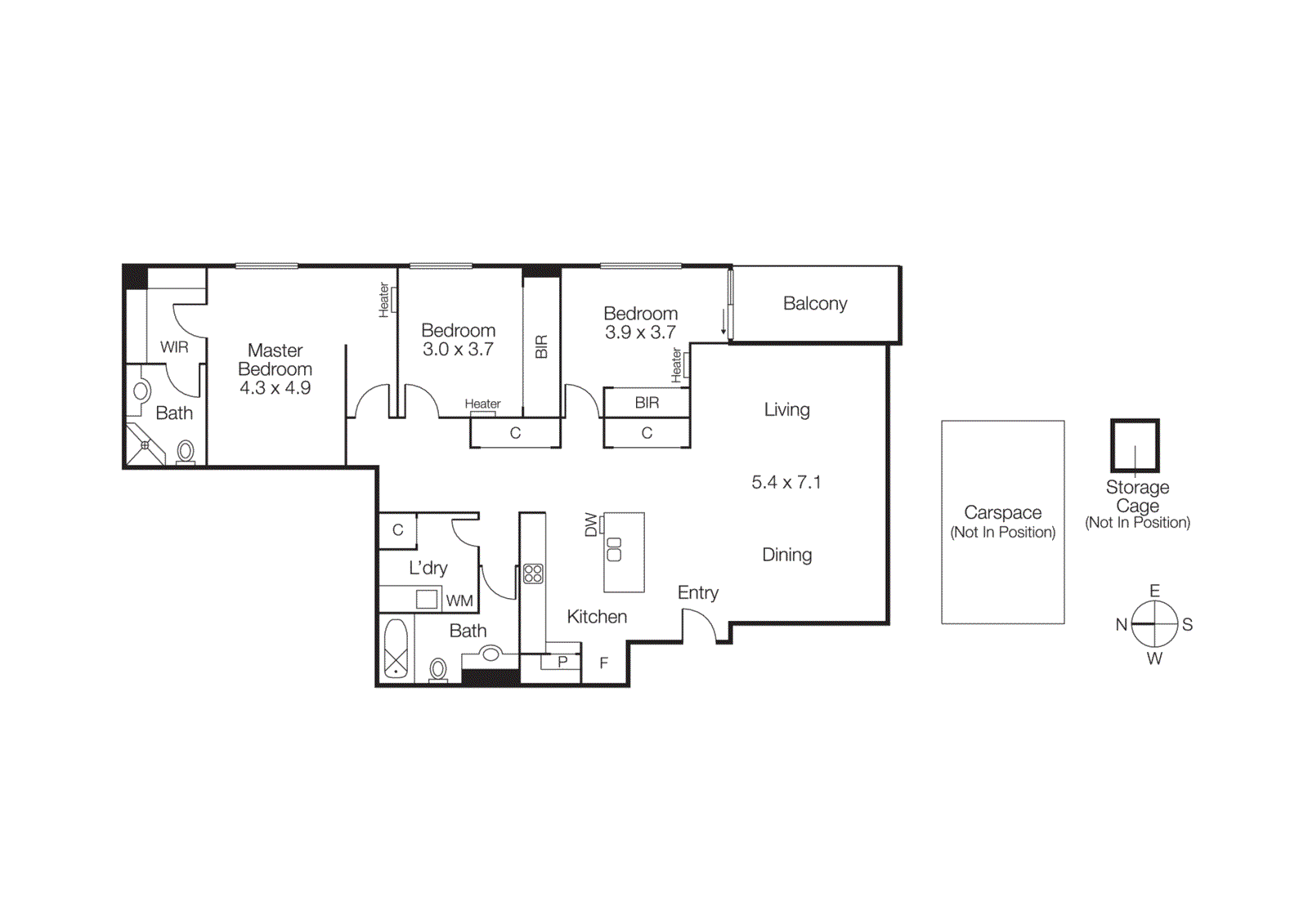 103/65 Beach Street, Port Melbourne VIC 3207 - Floorplan
